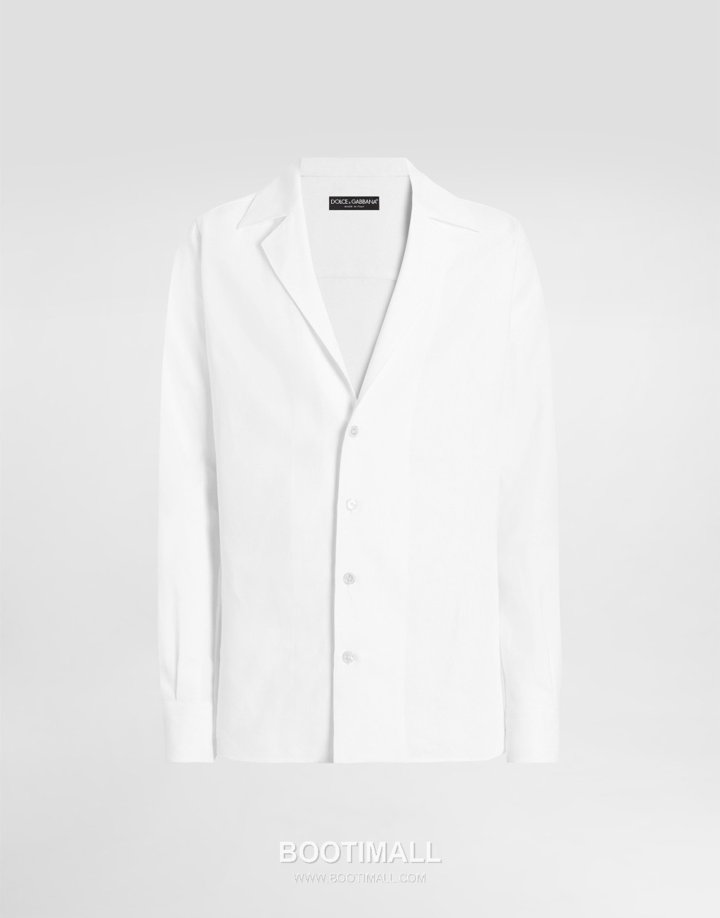 Dolce & Gabbana Linen Canvas Shirt Linen Black 돌체앤가바나 리넨 캔버스 V넥 셔츠 리넨 블랙 2