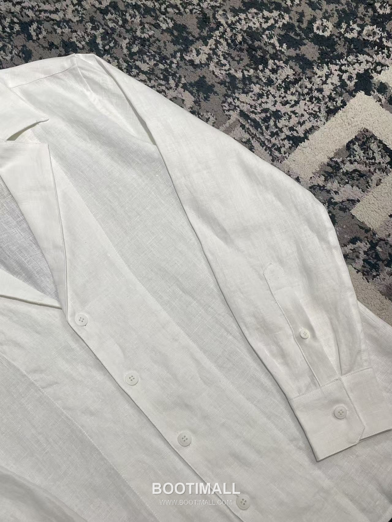 Dolce & Gabbana Linen Canvas Shirt Linen Black 돌체앤가바나 리넨 캔버스 V넥 셔츠 리넨 블랙 8