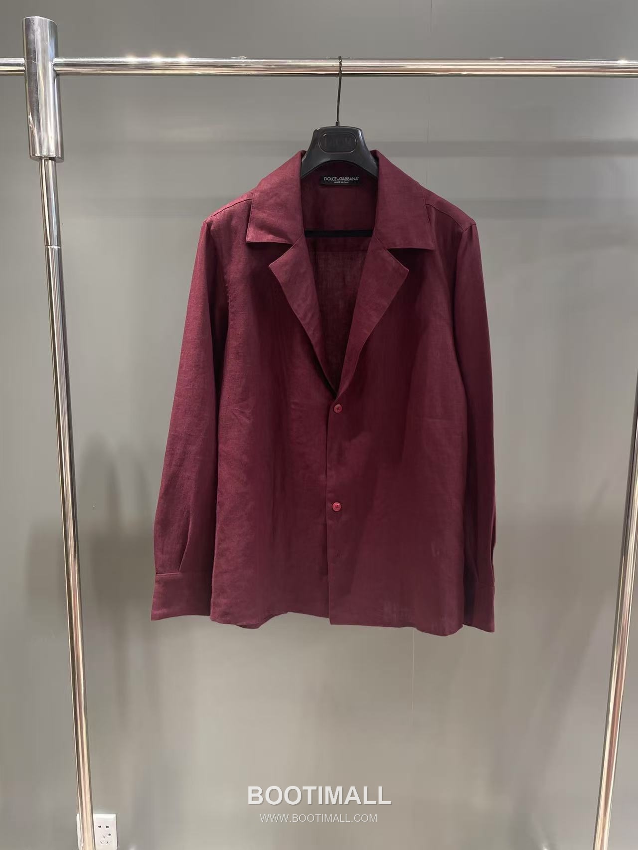 Dolce & Gabbana Linen Canvas Shirt Linen Black 돌체앤가바나 리넨 캔버스 브이넥 셔츠 리넨 블랙 5