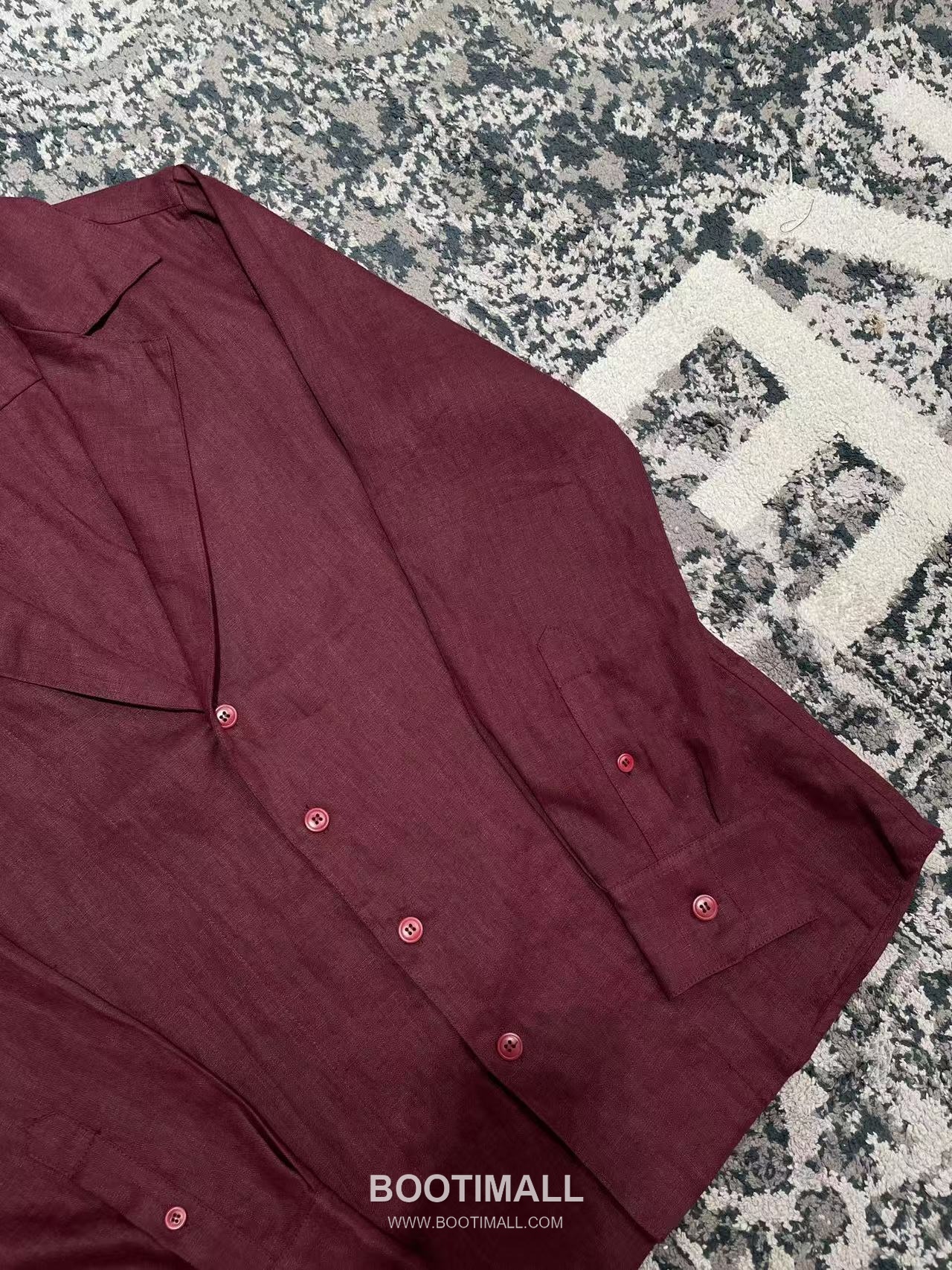 Dolce & Gabbana Linen Canvas Shirt Linen Black 돌체앤가바나 리넨 캔버스 브이넥 셔츠 리넨 블랙 9