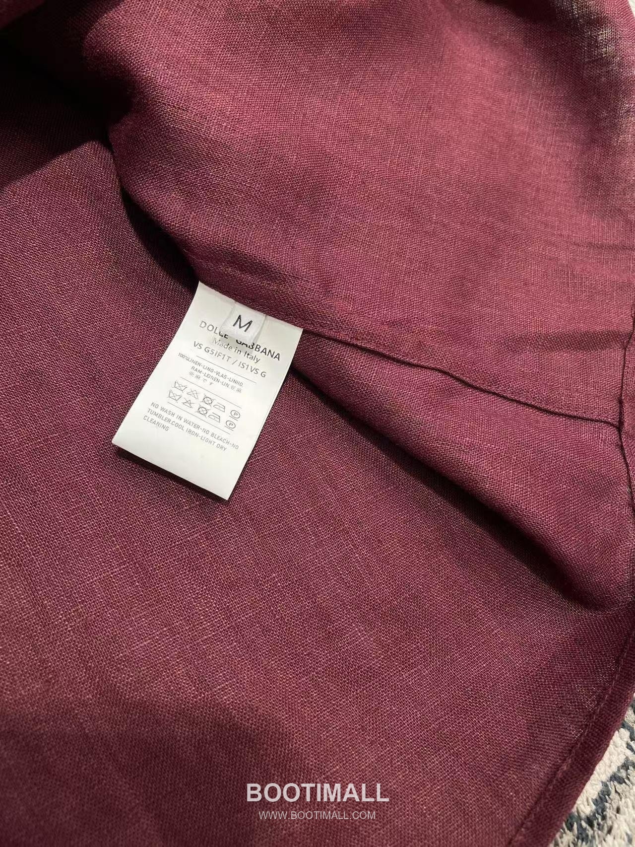 Dolce & Gabbana Linen Canvas Shirt Linen Black 돌체앤가바나 리넨 캔버스 브이넥 셔츠 리넨 블랙 11