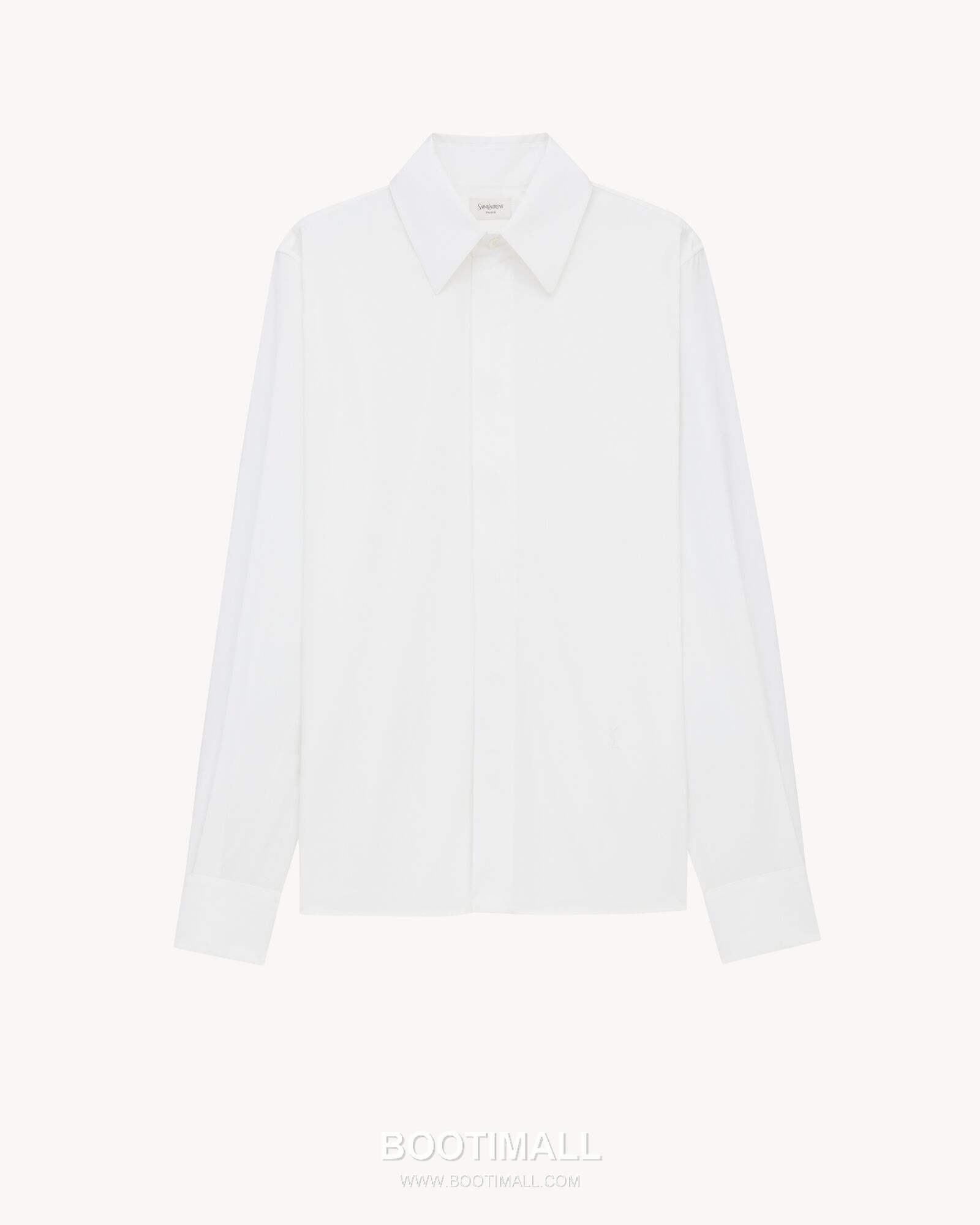 Saint Laurent Le Cassandre Shirt Cotton White 생로랑 르 카산드르 셔츠 코튼 화이트 1