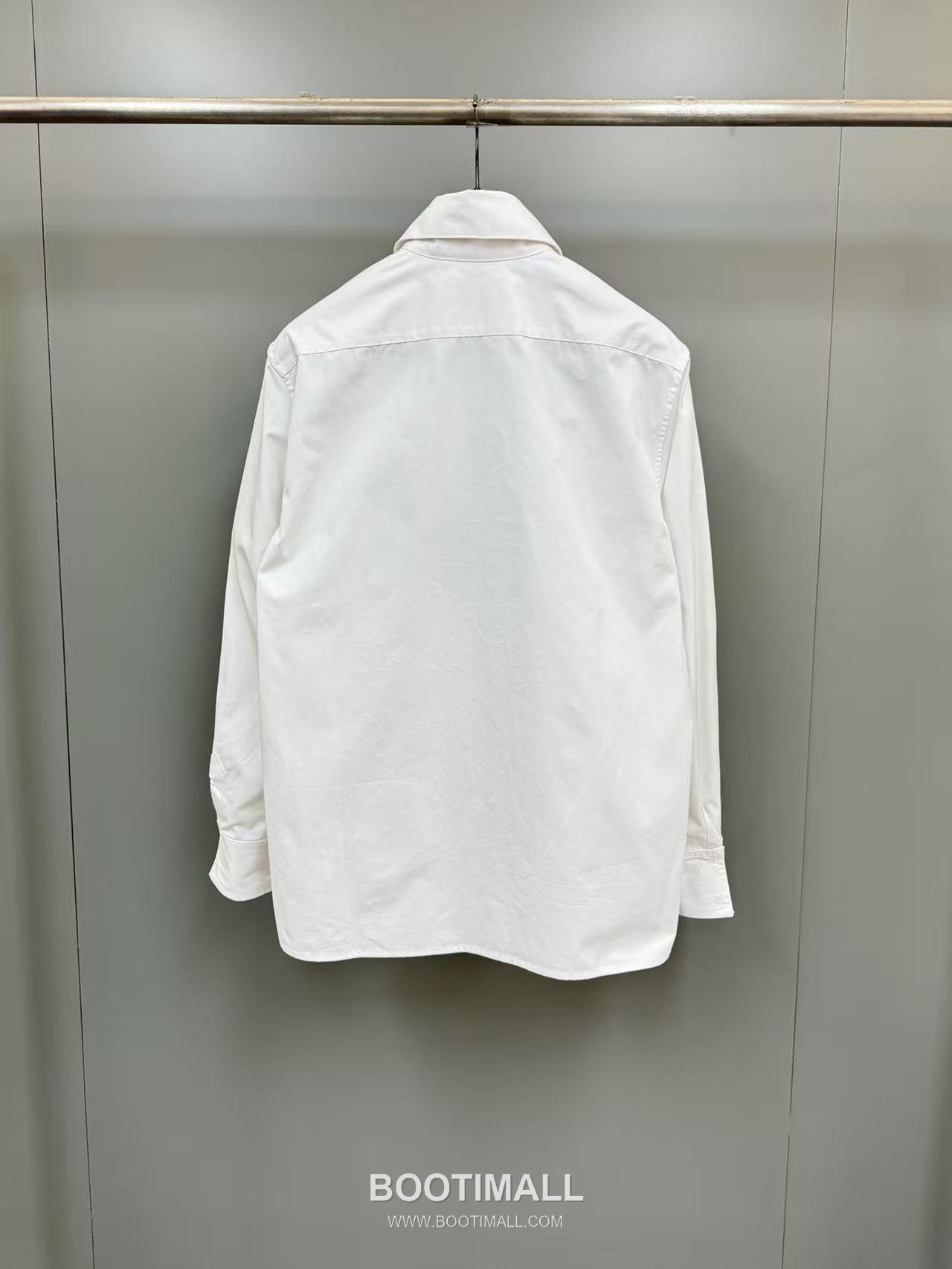 Saint Laurent Le Cassandre Shirt Cotton White 생로랑 르 카산드르 셔츠 코튼 화이트 4