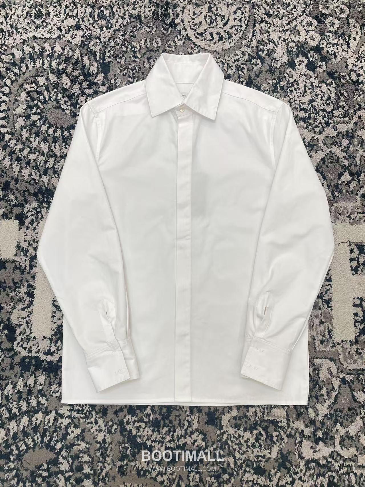 Saint Laurent Le Cassandre Shirt Cotton White 생로랑 르 카산드르 셔츠 코튼 화이트 5