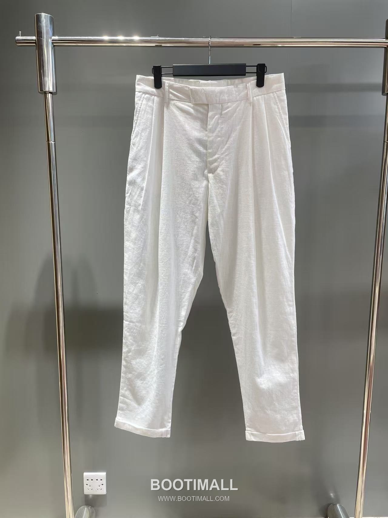 Dolce & Gabbana Linen Canvas Trousers Linen Burgundy 돌체앤가바나 리넨 캔버스 트라우저 리넨 버건디 6