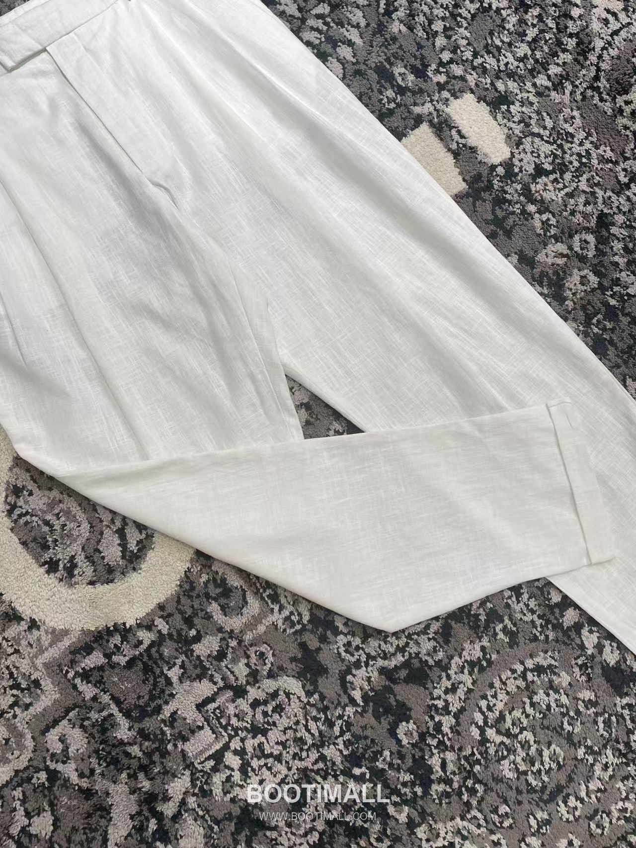 Dolce & Gabbana Linen Canvas Trousers Linen Burgundy 돌체앤가바나 리넨 캔버스 트라우저 리넨 버건디 10