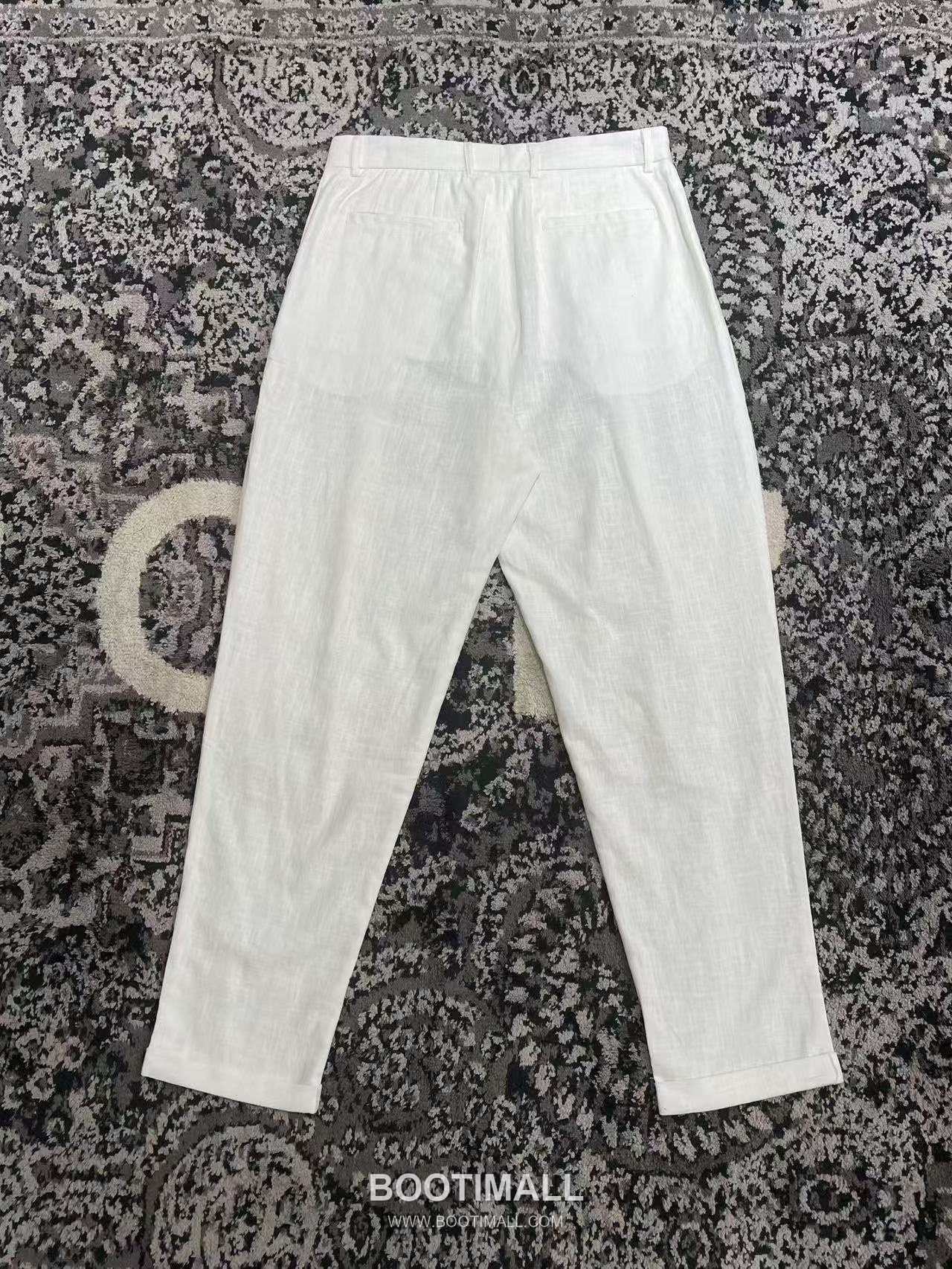 Dolce & Gabbana Linen Canvas Trousers Linen Burgundy 돌체앤가바나 리넨 캔버스 트라우저 리넨 버건디 11