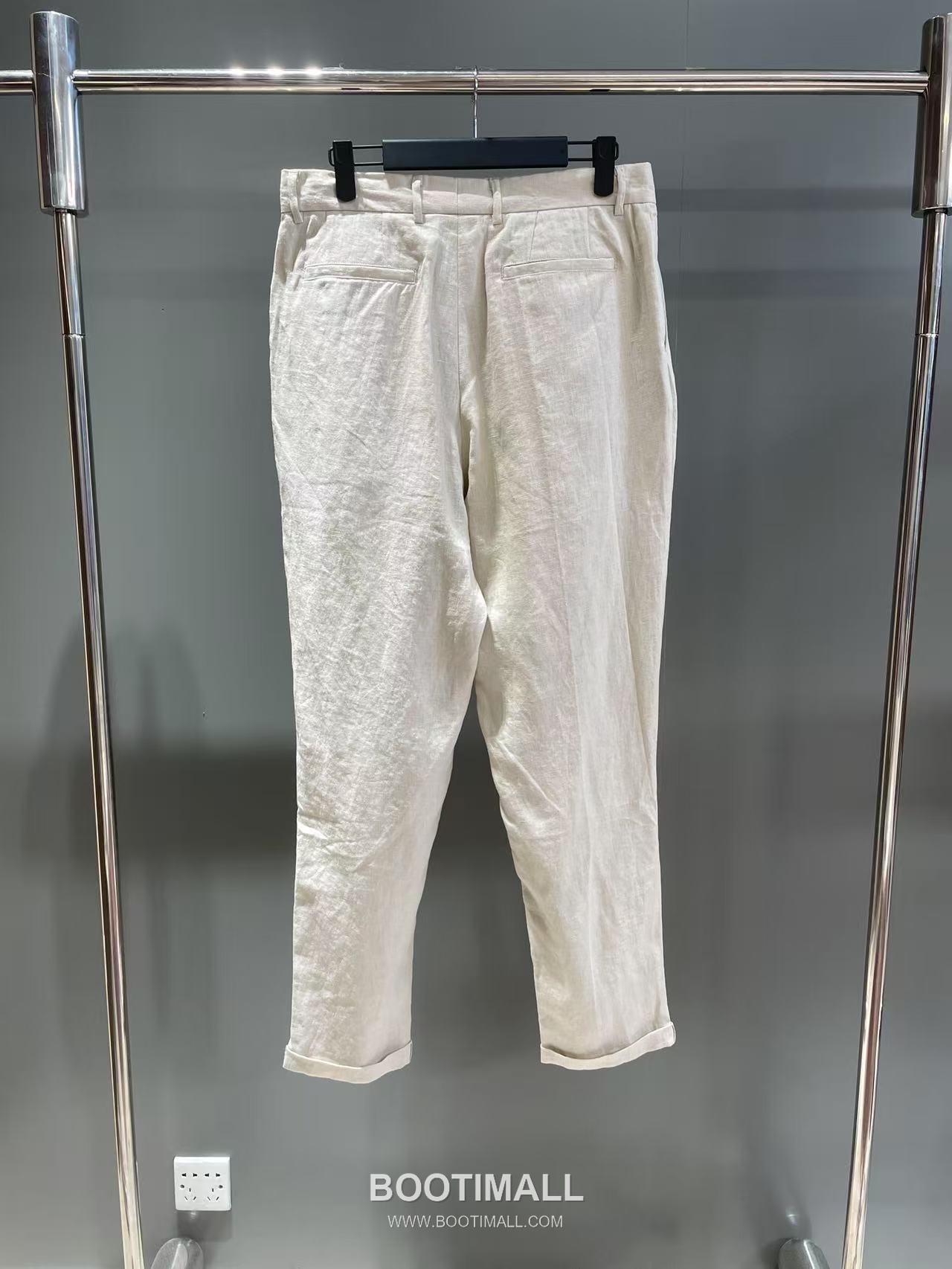 Dolce & Gabbana Linen Canvas Trousers Linen Burgundy 돌체앤가바나 리넨 캔버스 트라우저 리넨 버건디 2