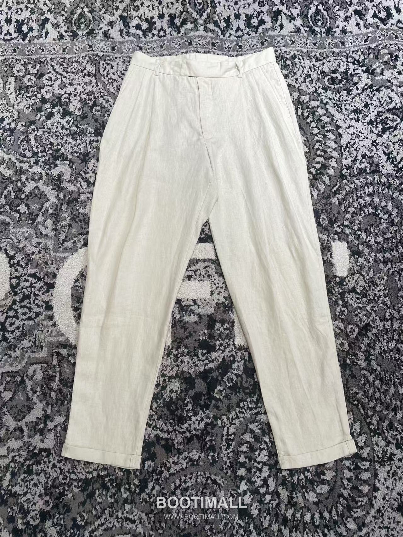 Dolce & Gabbana Linen Canvas Trousers Linen Burgundy 돌체앤가바나 리넨 캔버스 트라우저 리넨 버건디 3