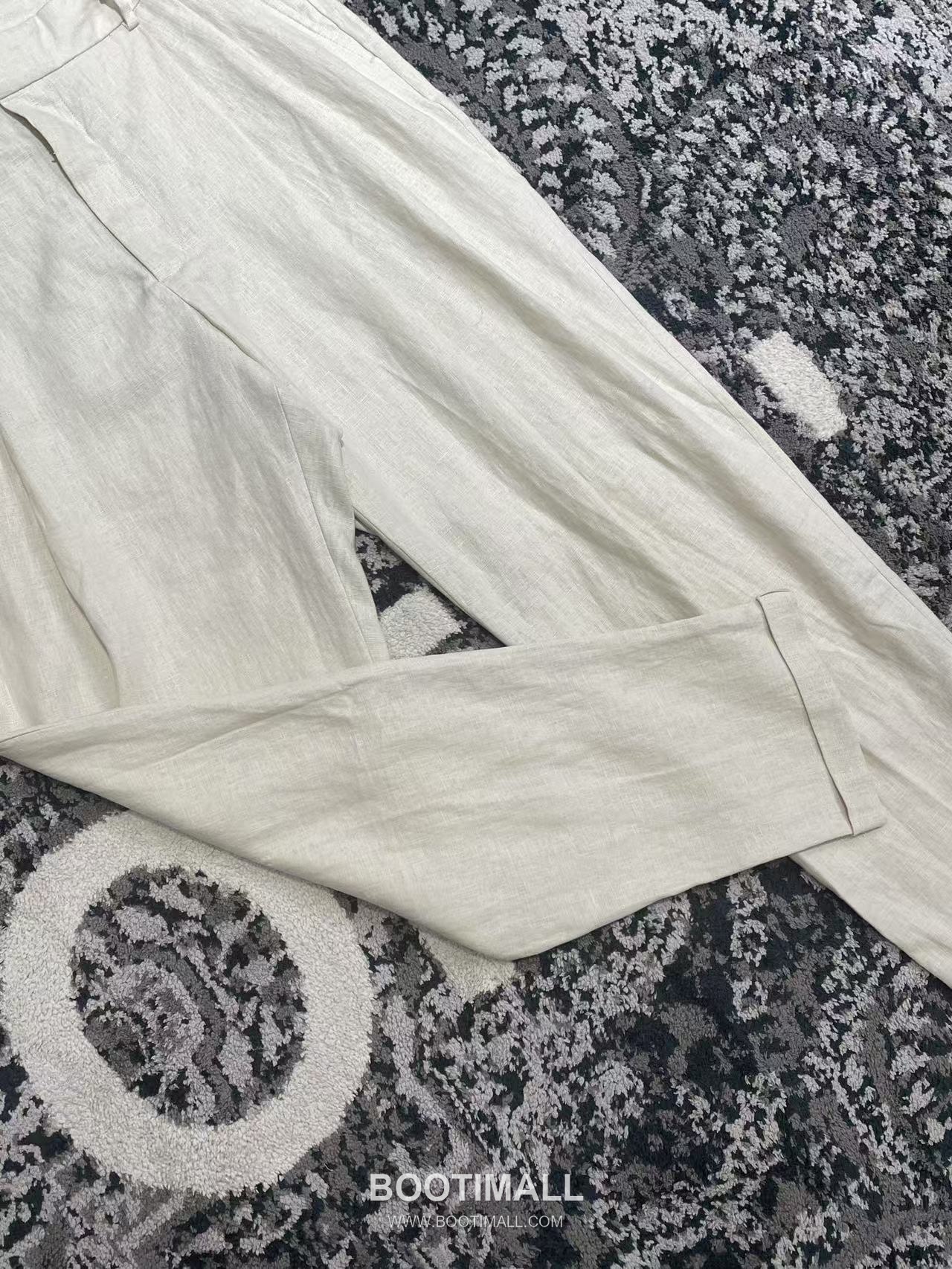 Dolce & Gabbana Linen Canvas Trousers Linen Burgundy 돌체앤가바나 리넨 캔버스 트라우저 리넨 버건디 5