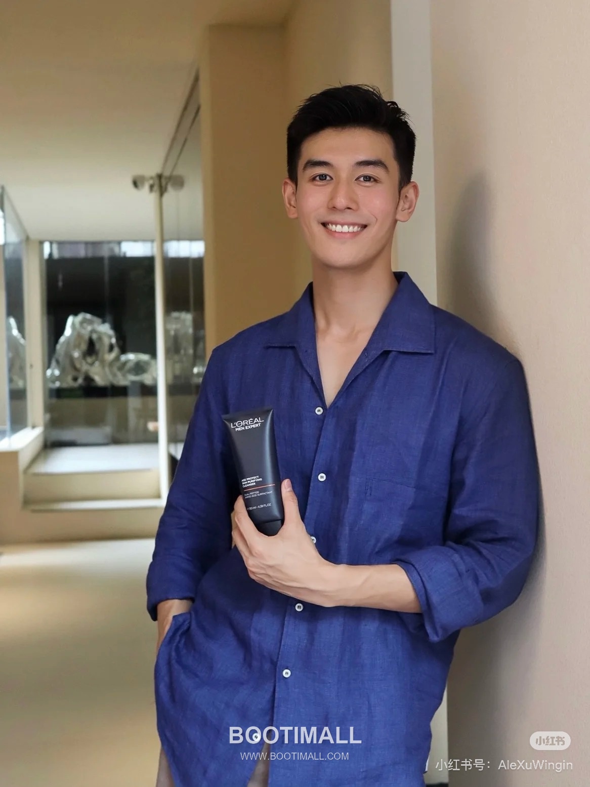 Loro Piana André Shirt Linen Blue 로로피아나 앙드레 셔츠 리넨 블루 1