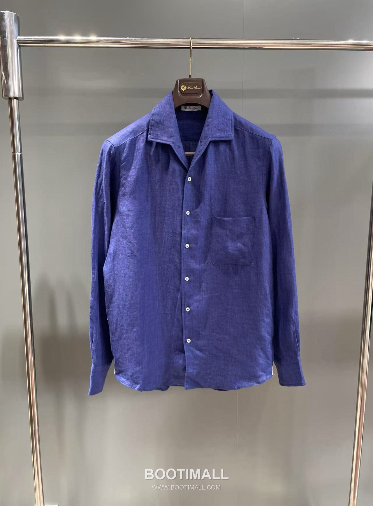 Loro Piana André Shirt Linen Blue 로로피아나 앙드레 셔츠 리넨 블루 4