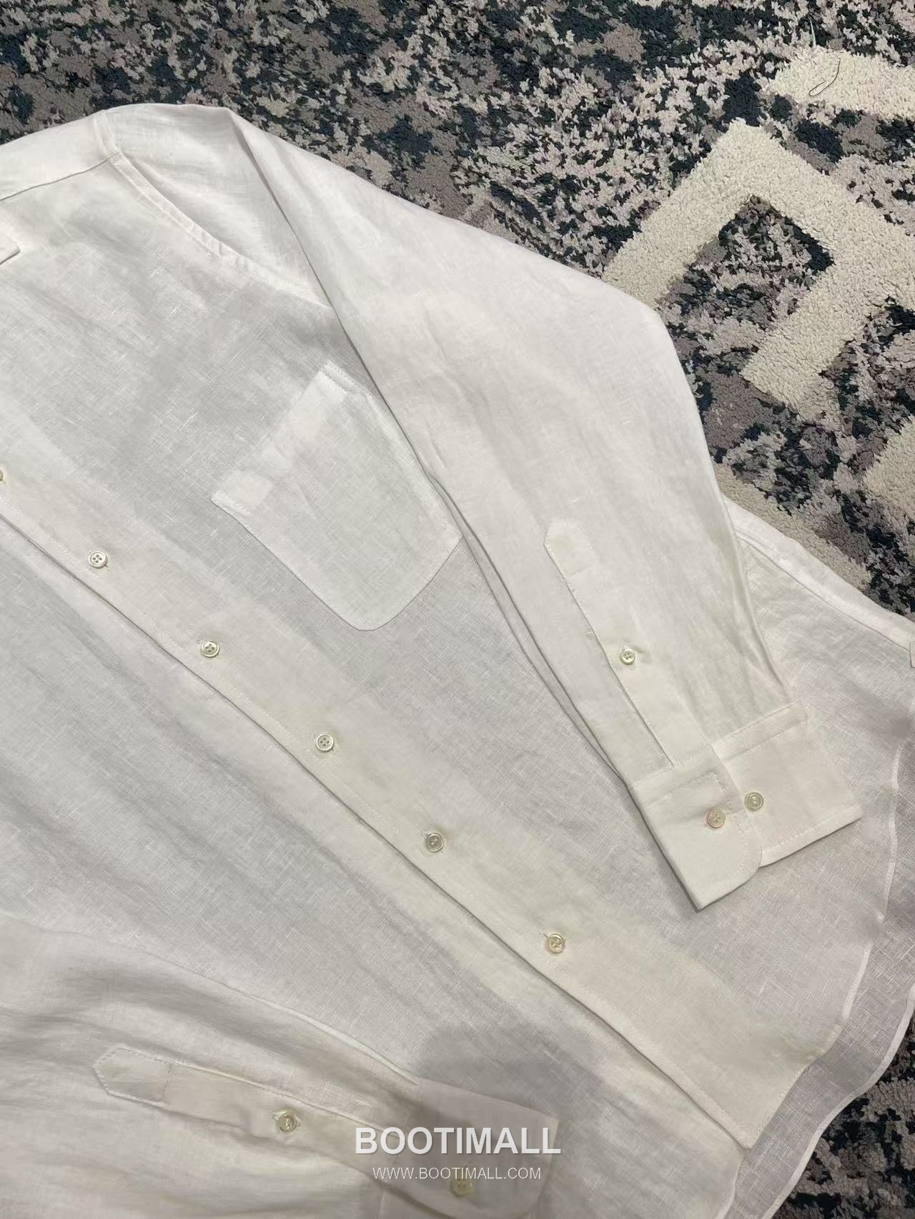 Loro Piana André Shirt Linen Blue 로로피아나 앙드레 셔츠 리넨 블루 5