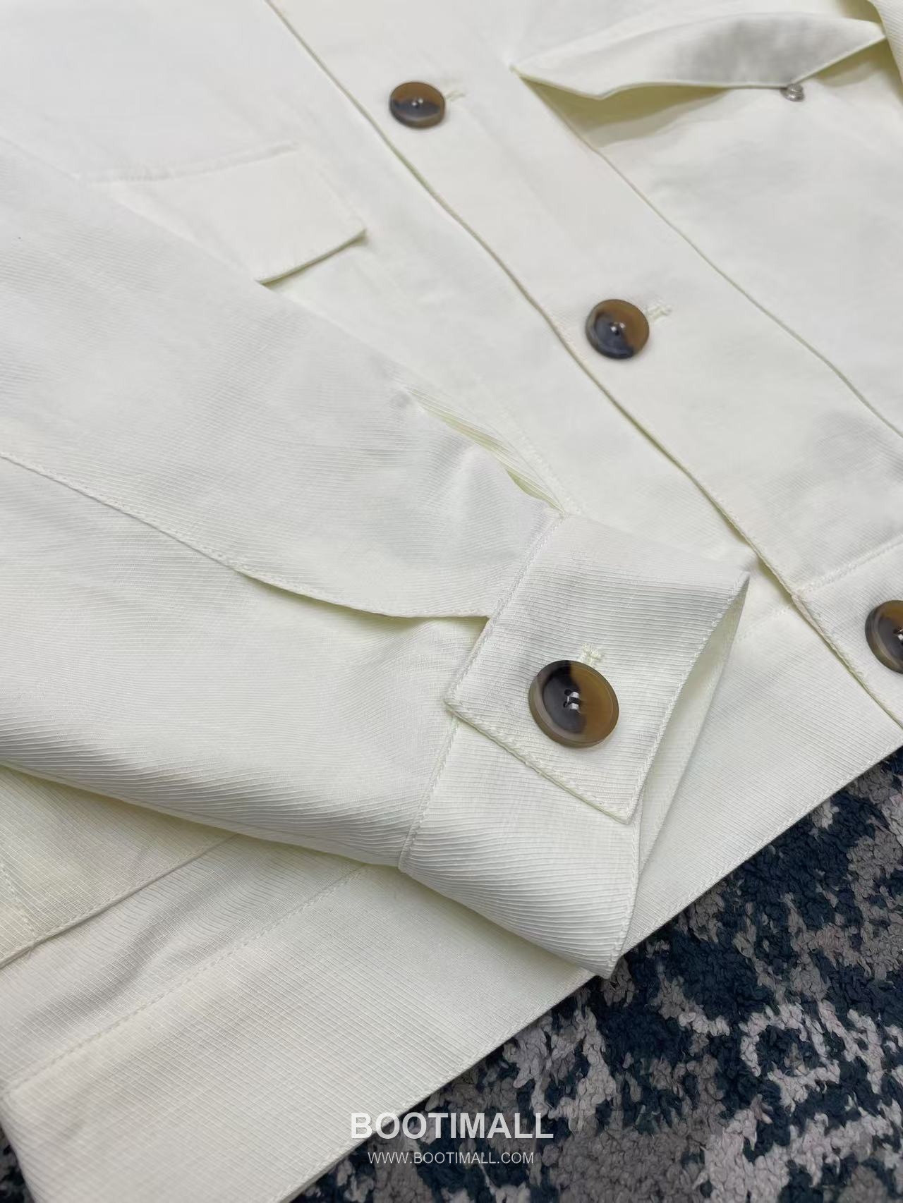 Brunello Cucinelli Washed Silk Twill Jacket Silk White 브루넬로 쿠치넬리 워시드 실크 트윌 자켓 실크 화이트 13