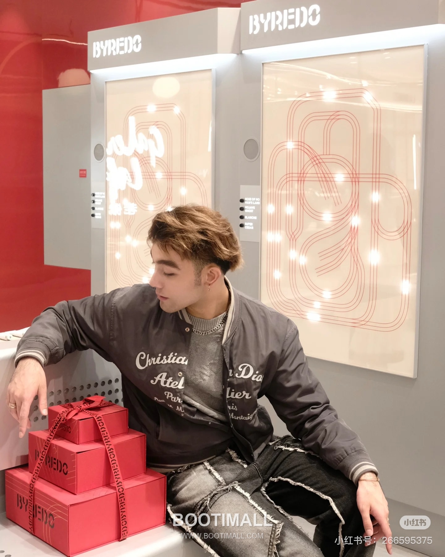 Dior CD Logo Baseball Jacket Cotton Blend Beige 디올 CD 로고 베이스볼 자켓 코튼 혼방 베이지 9