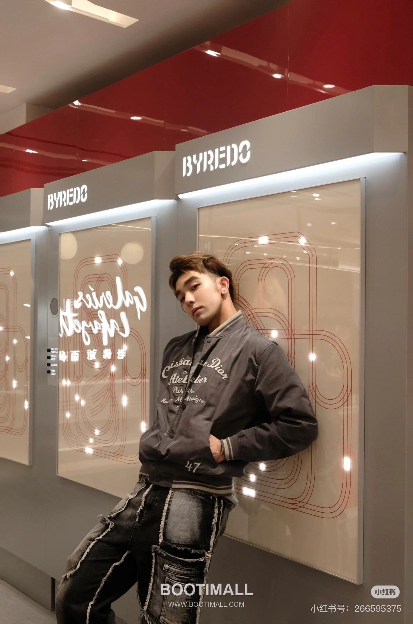 Dior CD Logo Baseball Jacket Cotton Blend Beige 디올 CD 로고 베이스볼 자켓 코튼 혼방 베이지 10