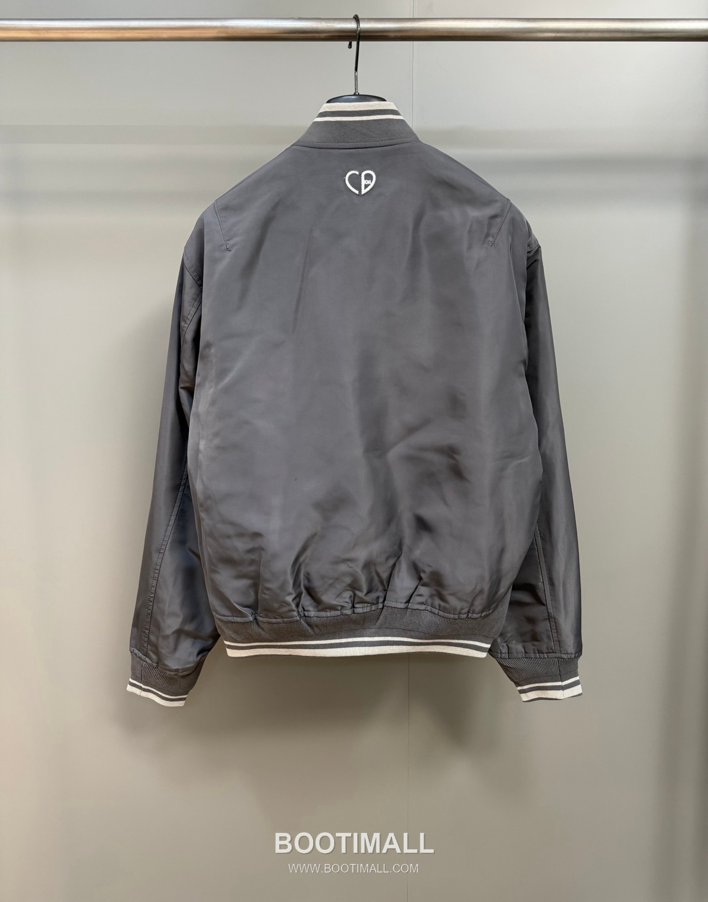 Dior CD Logo Baseball Jacket Cotton Blend Beige 디올 CD 로고 베이스볼 자켓 코튼 혼방 베이지 13