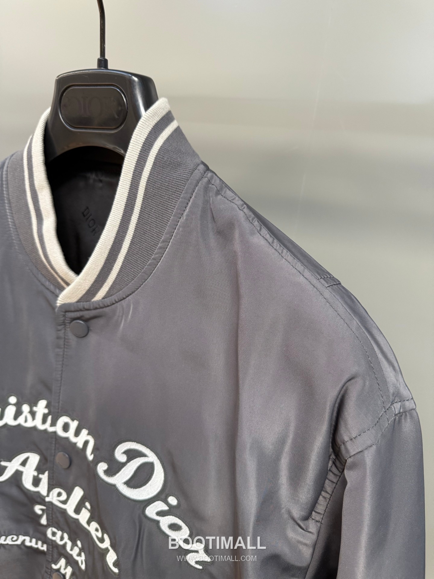 Dior CD Logo Baseball Jacket Cotton Blend Beige 디올 CD 로고 베이스볼 자켓 코튼 혼방 베이지 19