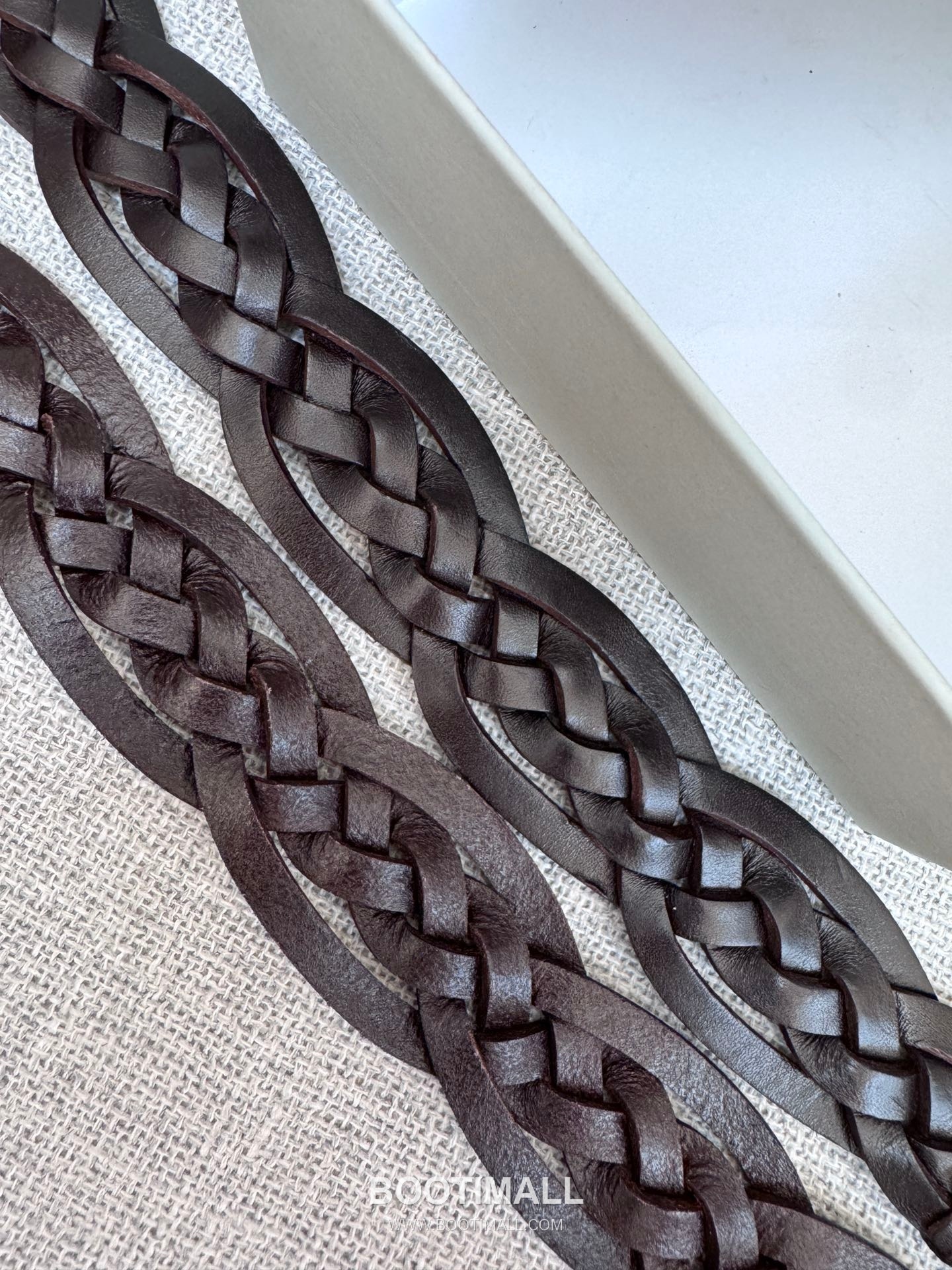 Brunello Cucinelli Braided Belt Leather Brown 브루넬로 쿠치넬리 핸드 브레이디드 벨트 레더 브라운 10