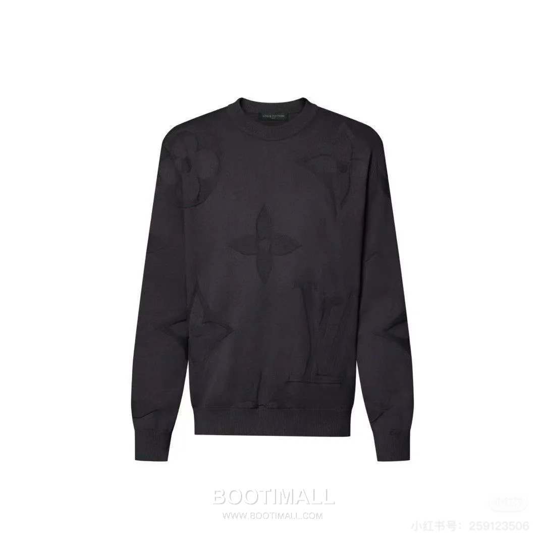 Louis Vuitton Monogram Macro Sweater Cotton Dark Tone 루이비통 모노그램 매크로 스웨터 코튼 다크 톤 1