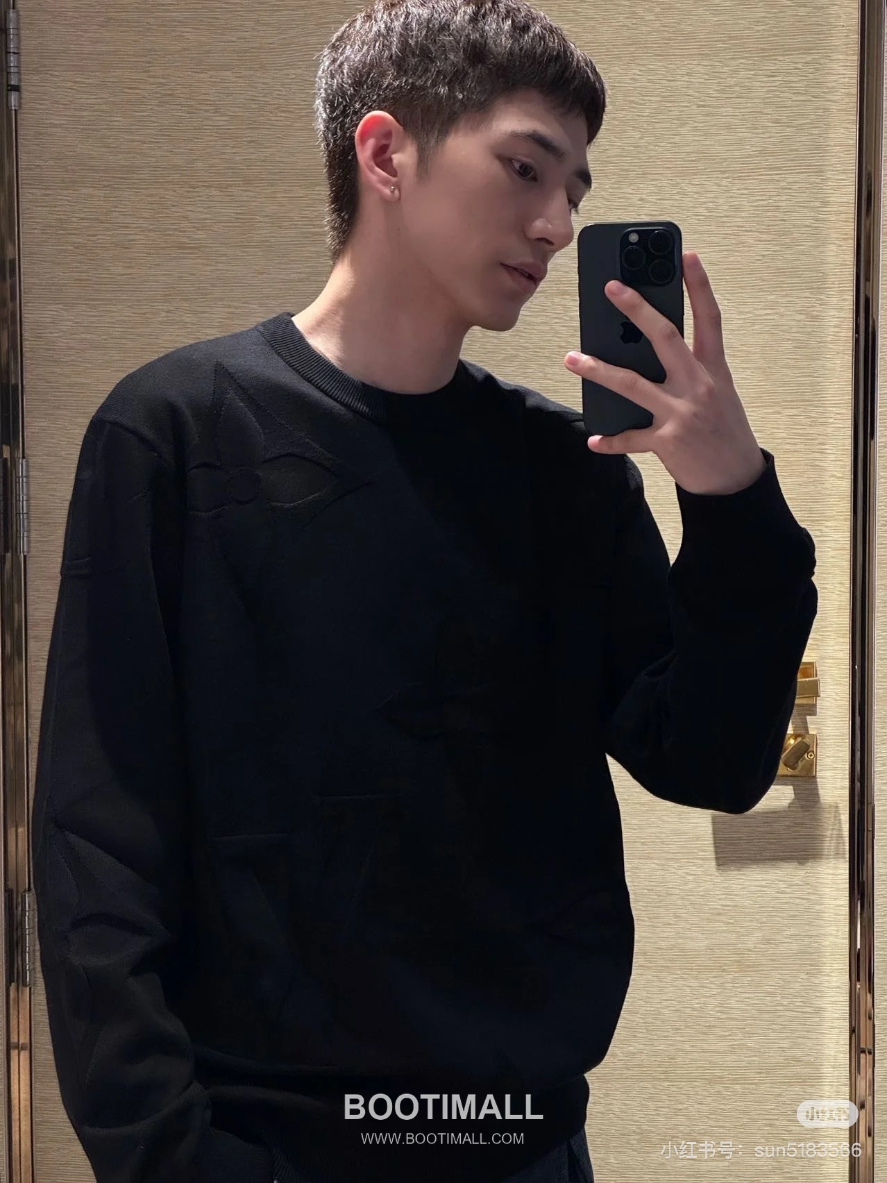 Louis Vuitton Monogram Macro Sweater Cotton Dark Tone 루이비통 모노그램 매크로 스웨터 코튼 다크 톤 5