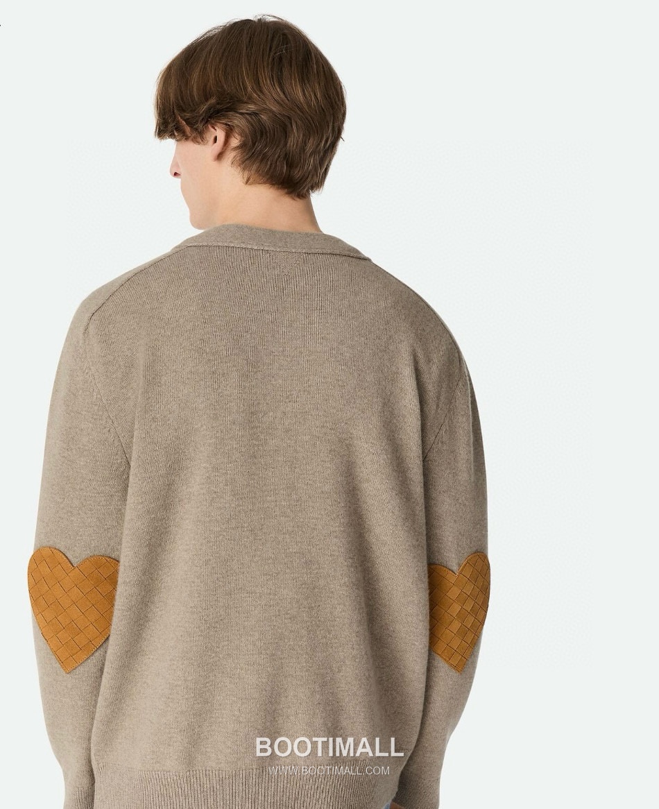 Bottega Veneta Cashmere Cardigan Cashmere, Suede Leather Trim Black 보테가 베네타 캐시미어 가디건 캐시미어, 스웨이드 가죽 트리밍 블랙 2