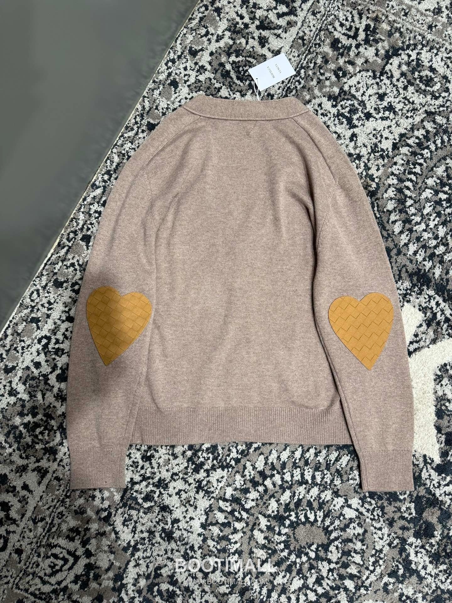 Bottega Veneta Cashmere Cardigan Cashmere, Suede Leather Trim Black 보테가 베네타 캐시미어 가디건 캐시미어, 스웨이드 가죽 트리밍 블랙 6