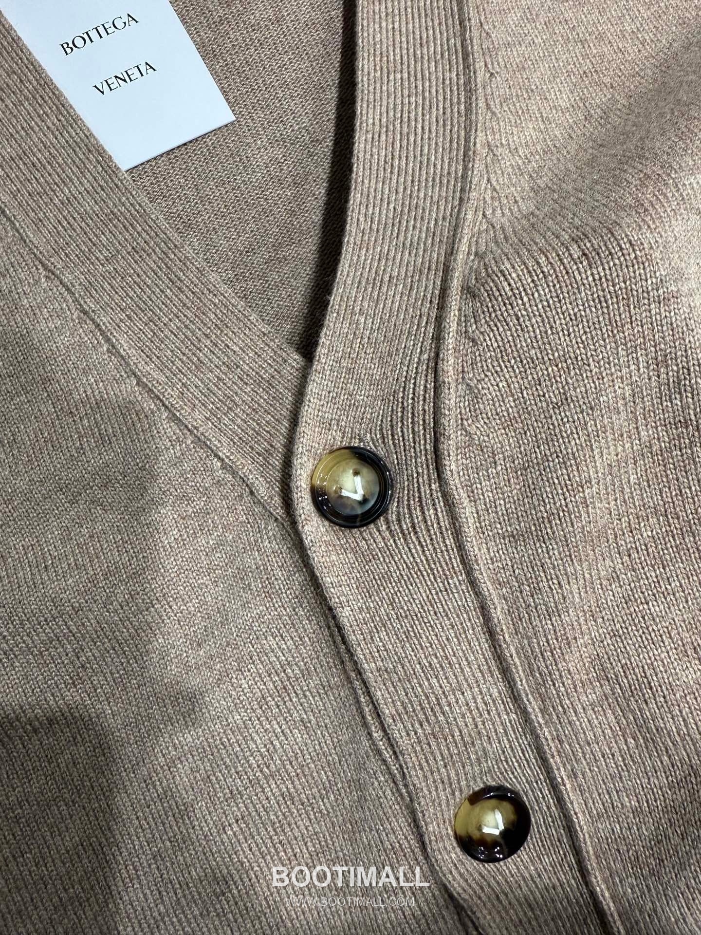 Bottega Veneta Cashmere Cardigan Cashmere, Suede Leather Trim Black 보테가 베네타 캐시미어 가디건 캐시미어, 스웨이드 가죽 트리밍 블랙 8