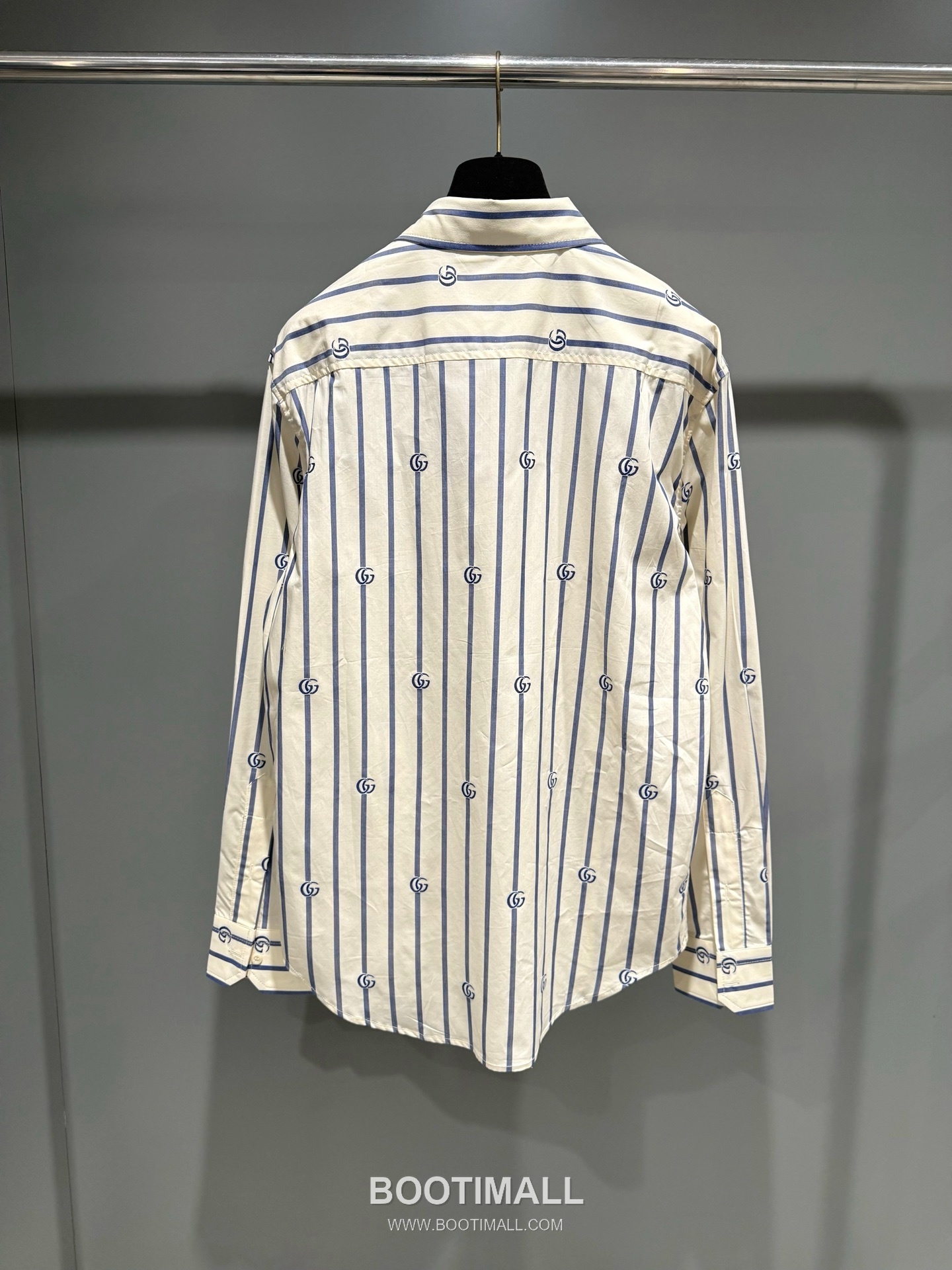 Gucci GG Embroidered Shirt 구찌 GG 자수 스트라이프 셔츠 5