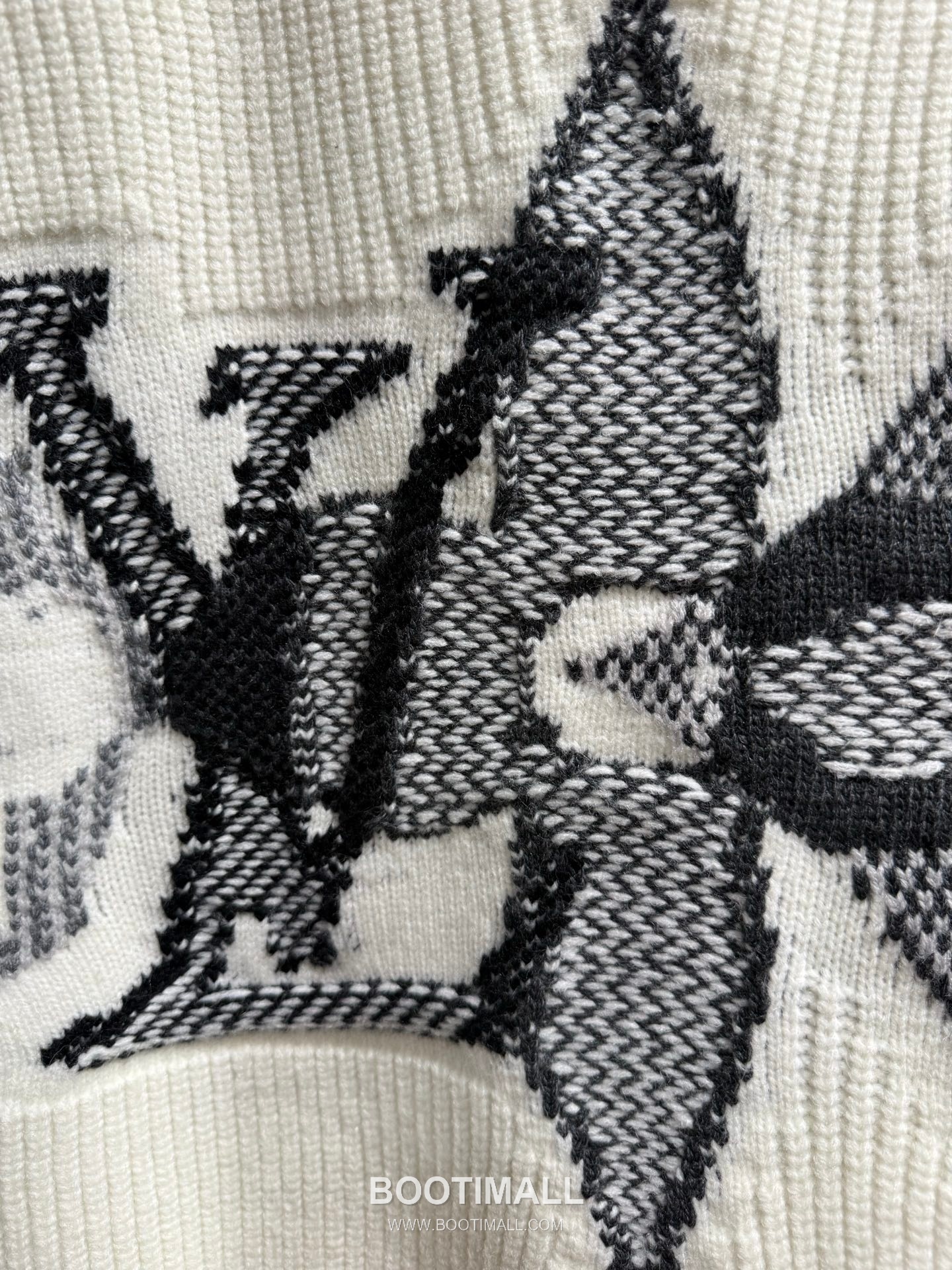 Louis Vuitton Floral Knit Cardigan Lamb Wool Black 루이비통 플로럴 니트 카디건 램스울 블랙 16