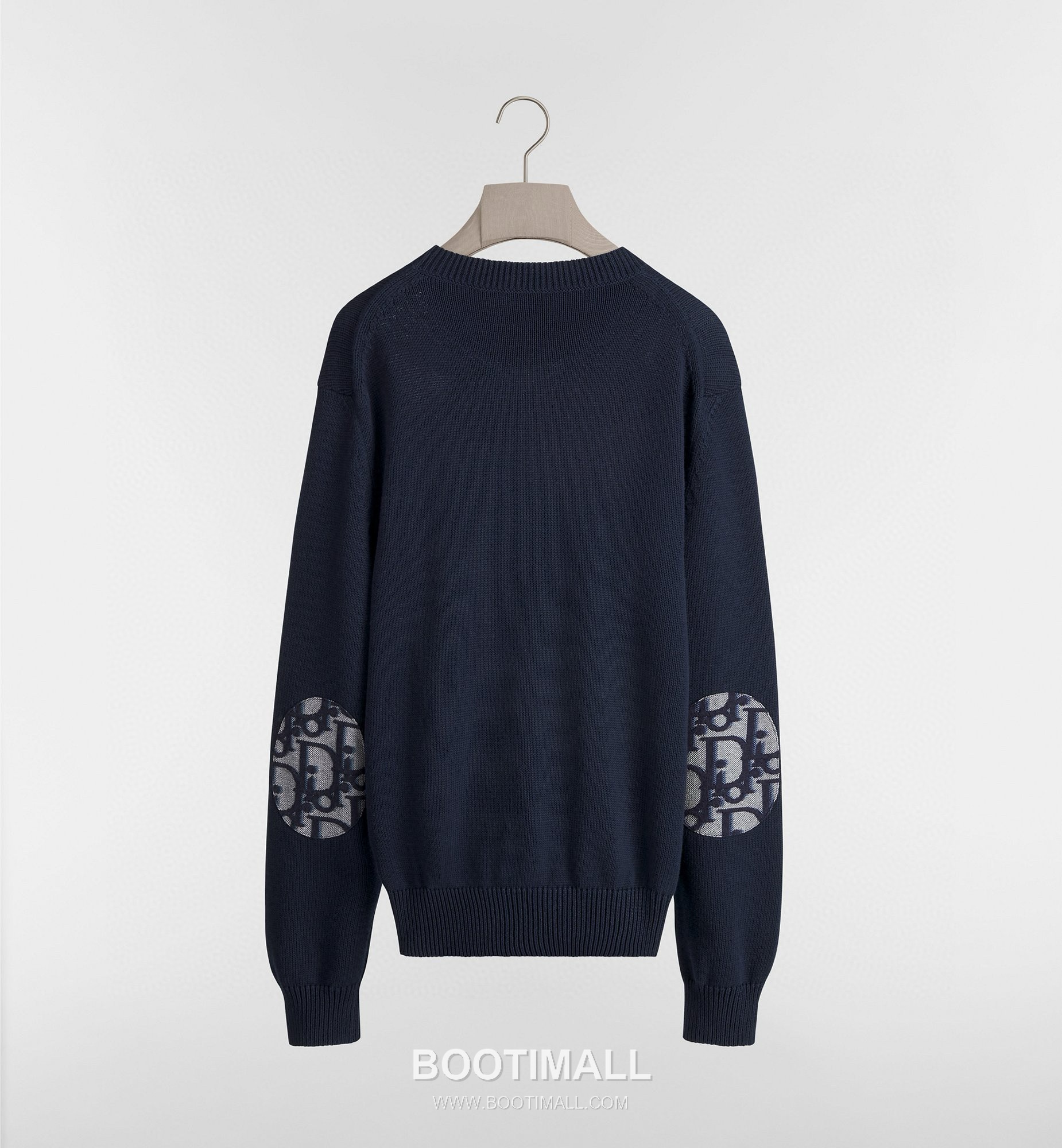 Dior Oblique Print Knit Cotton Navy Sweater 디올 오블리크 프린트 니트 코튼 네이비 스웨터 2