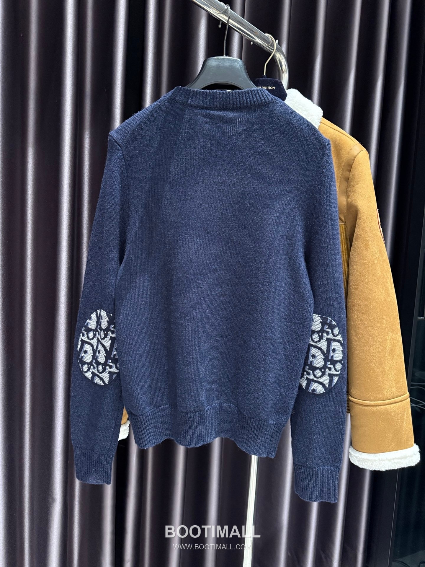 Dior Oblique Print Knit Cotton Navy Sweater 디올 오블리크 프린트 니트 코튼 네이비 스웨터 5