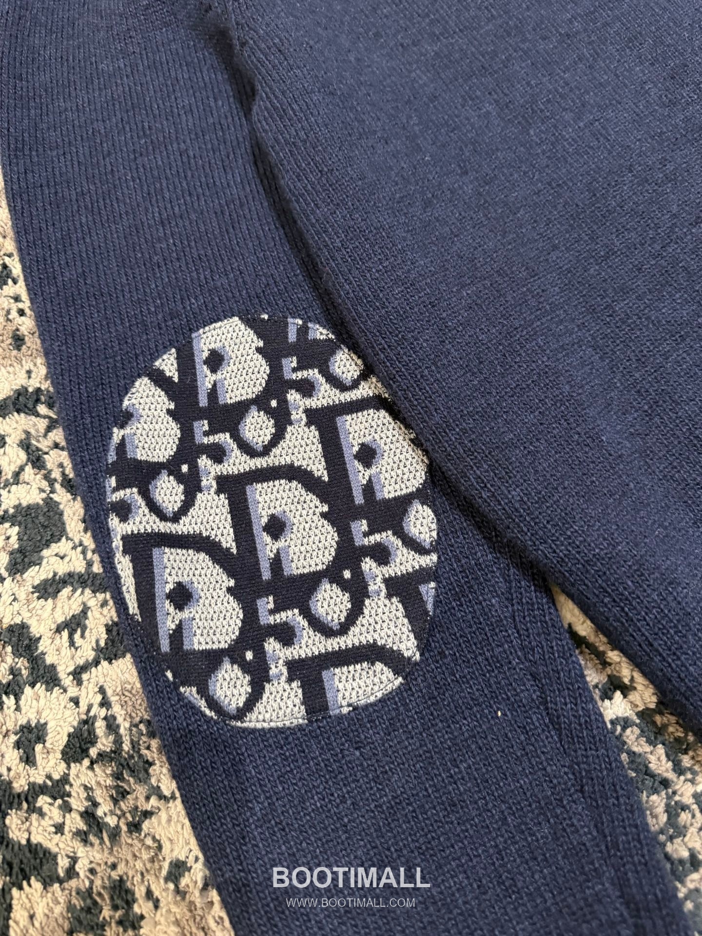 Dior Oblique Print Knit Cotton Navy Sweater 디올 오블리크 프린트 니트 코튼 네이비 스웨터 11