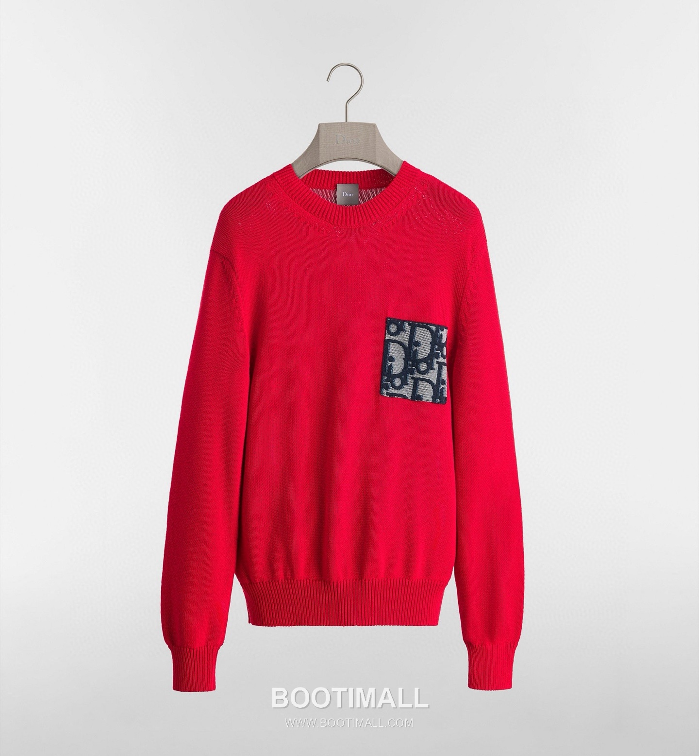 Dior Oblique Print Sweater Cotton Red 디올 오블리크 프린트 스웨터 코튼 레드 1