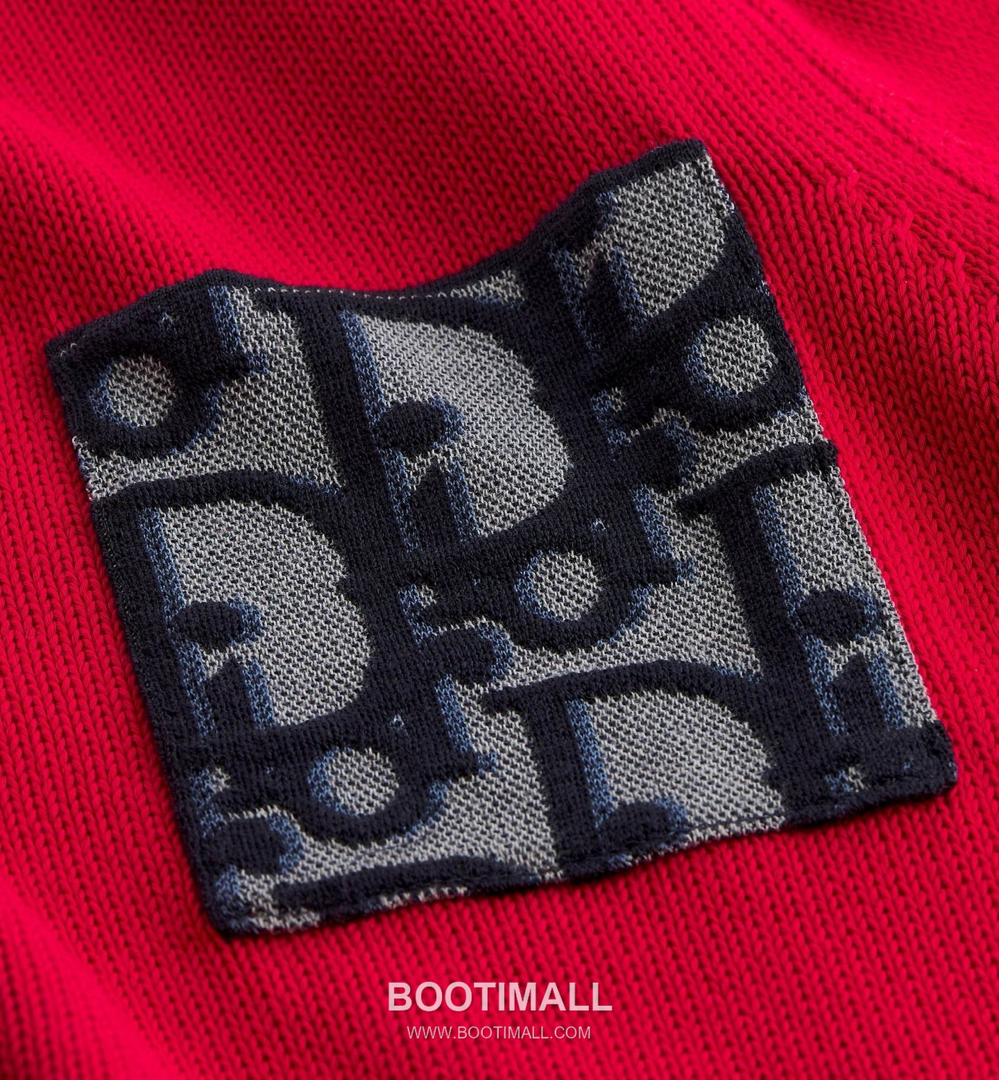 Dior Oblique Print Sweater Cotton Red 디올 오블리크 프린트 스웨터 코튼 레드 3