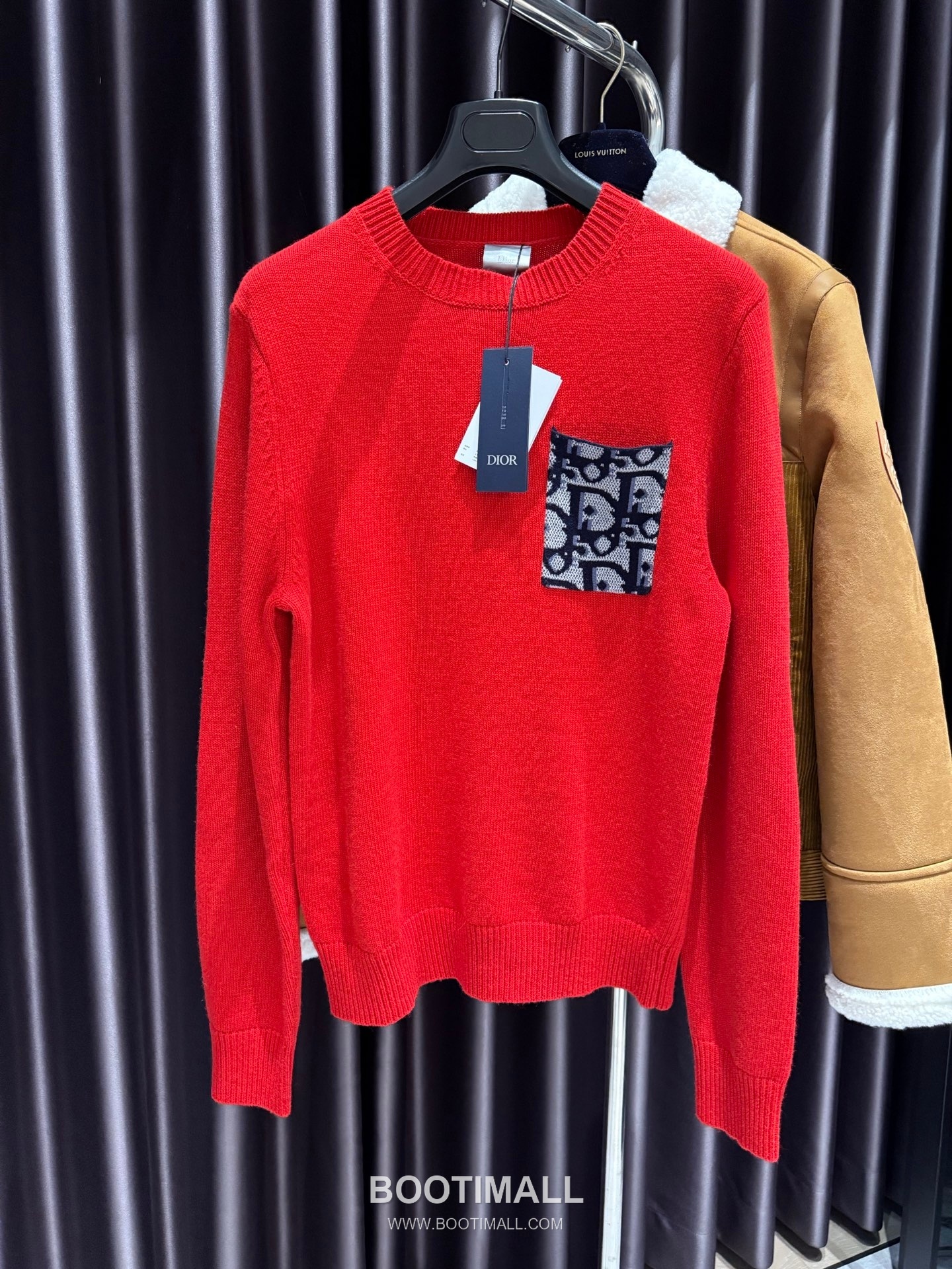 Dior Oblique Print Sweater Cotton Red 디올 오블리크 프린트 스웨터 코튼 레드 9