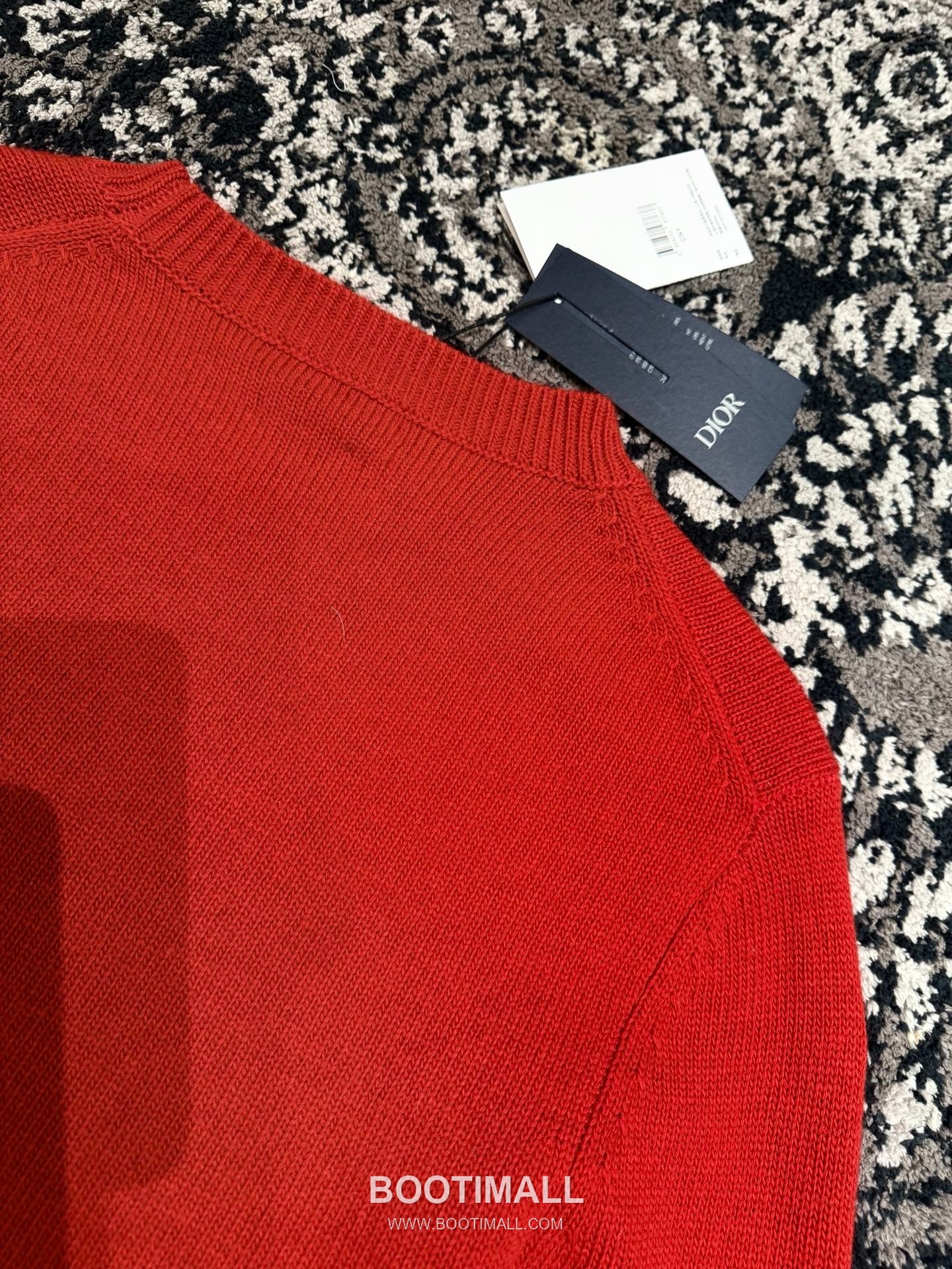 Dior Oblique Print Sweater Cotton Red 디올 오블리크 프린트 스웨터 코튼 레드 16