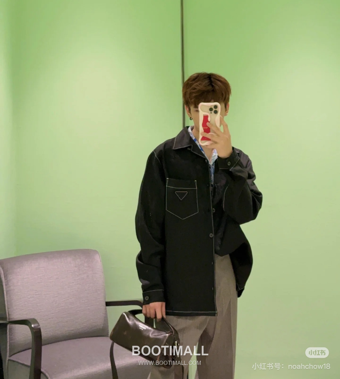 Prada Pocket Patch Shirt Linen 프라다 포켓 패치 셔츠 리넨 3