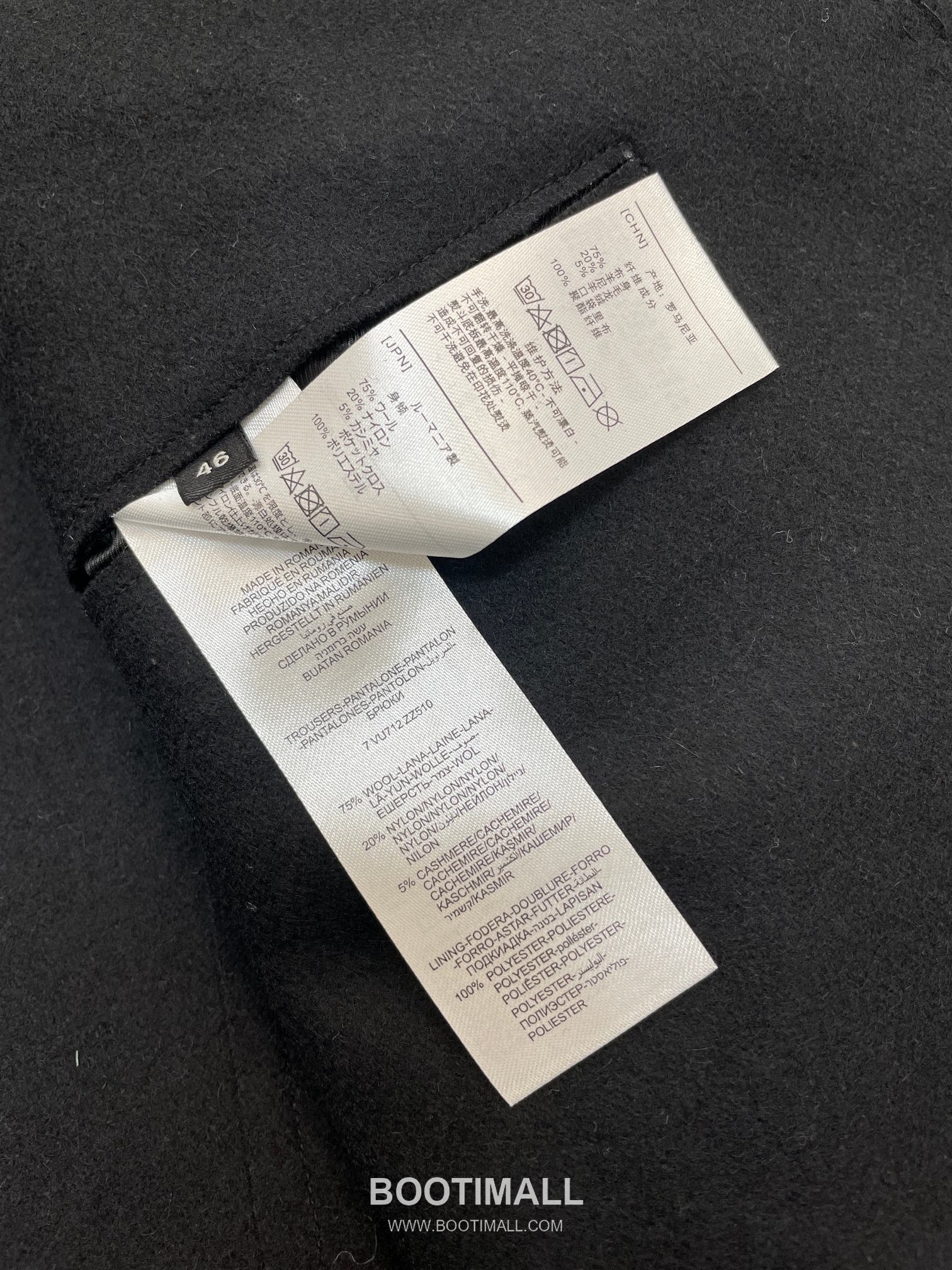 Zegna Wool Cashmere Blazer Wool, Polyamide, Cashmere Black 제냐 울 캐시미어 블레이저 울, 폴리아미드, 캐시미어 블랙 15