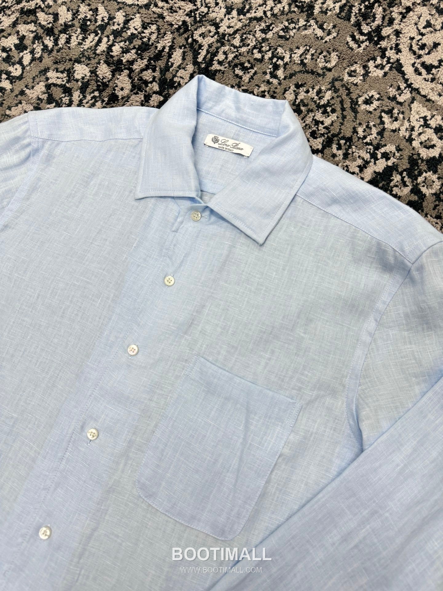 Loro Piana André Shirt Linen White 로로피아나 안드레 셔츠 리넨 화이트 13