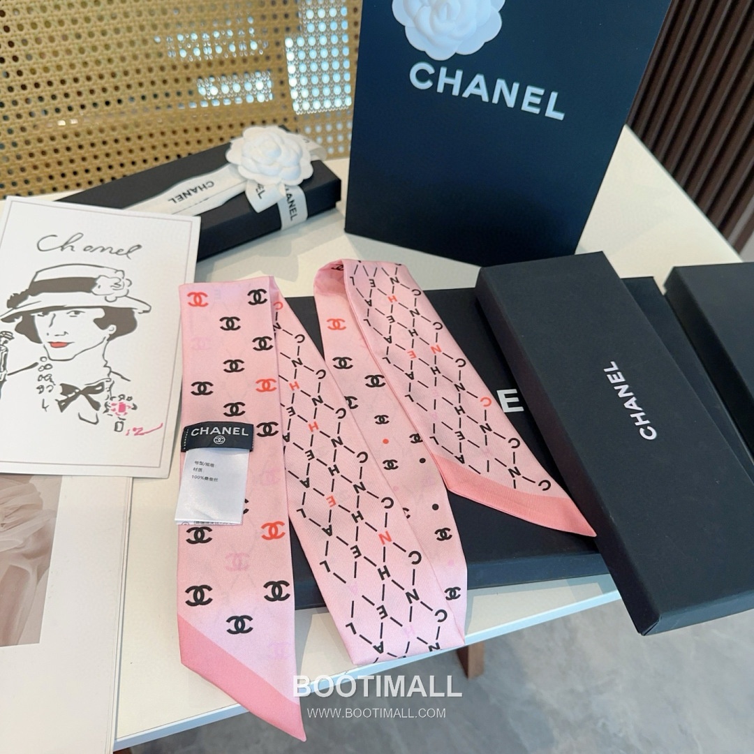 Hermes Twilly Silk Scarf Twill Silk Black 에르메스 트윌리 실크 스카프 실크 트윌 블랙 120cm 4