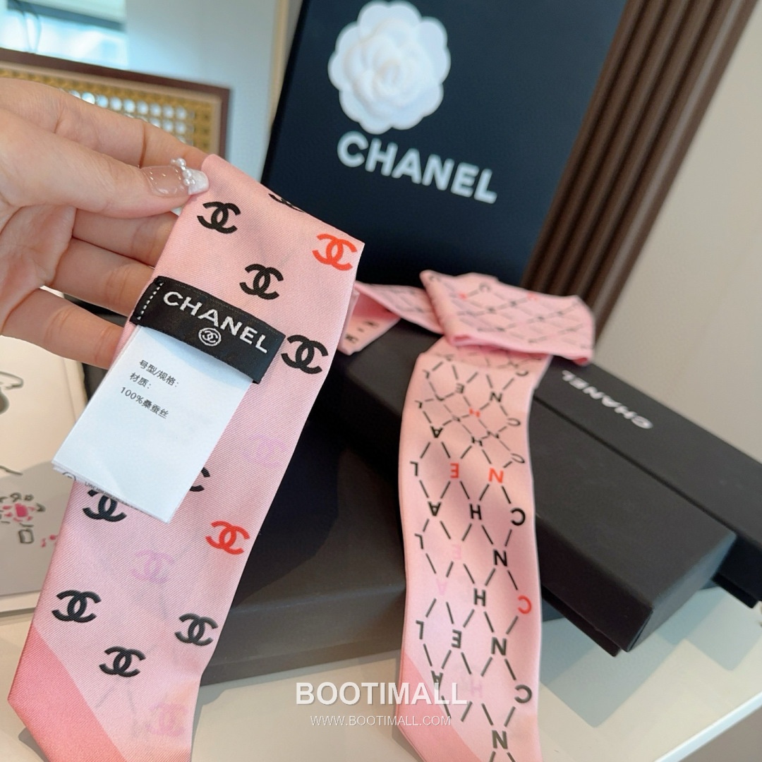 Hermes Twilly Silk Scarf Twill Silk Black 에르메스 트윌리 실크 스카프 실크 트윌 블랙 120cm 5