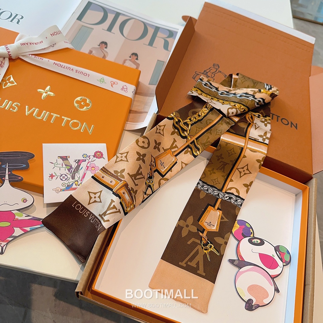 Hermes Twillly Bandeau Twill Silk Rose Bandeau Scarf 에르메스 트윌리 방도 트윌 실크 로즈 방도 스카프 120cm 3