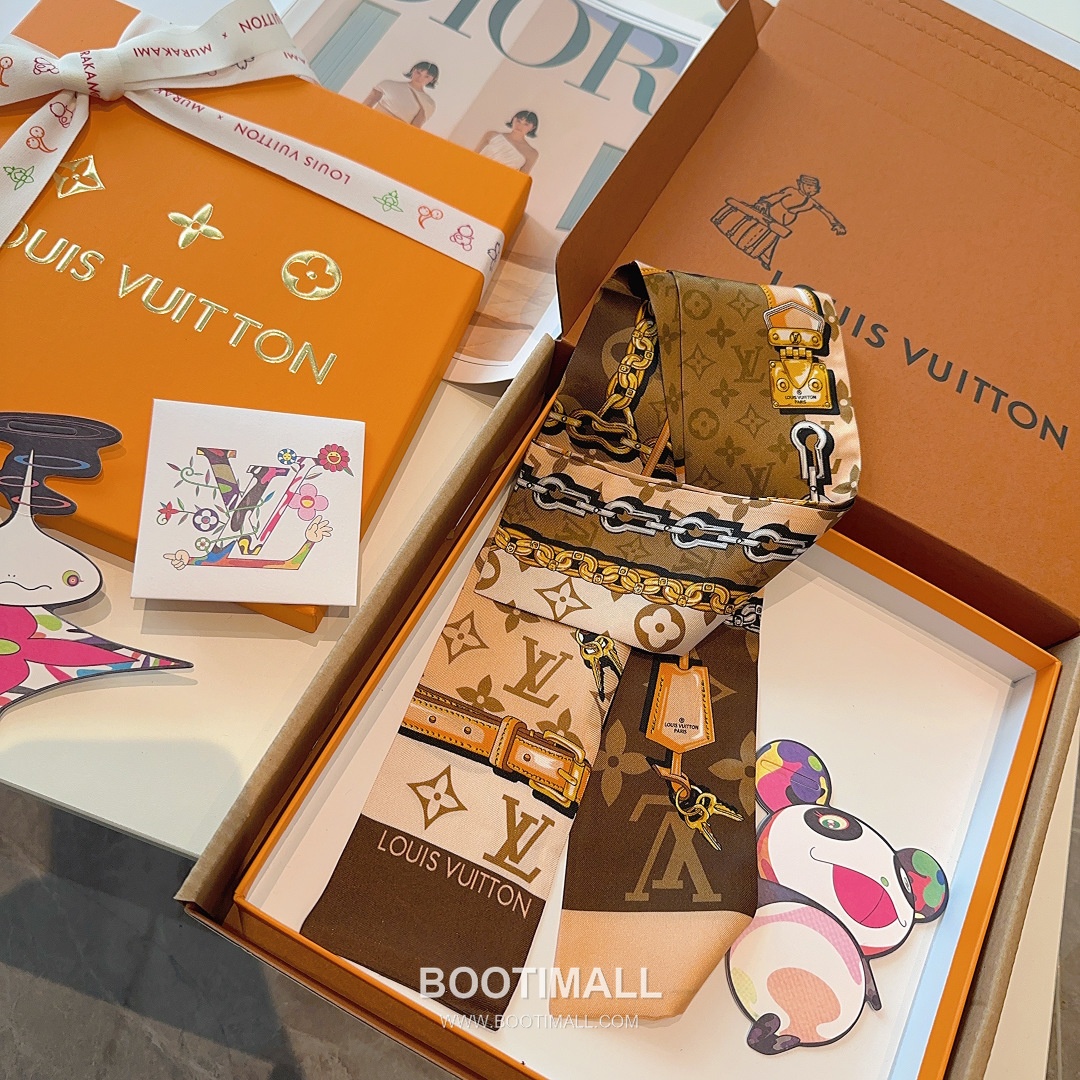 Hermes Twillly Bandeau Twill Silk Rose Bandeau Scarf 에르메스 트윌리 방도 트윌 실크 로즈 방도 스카프 120cm 4