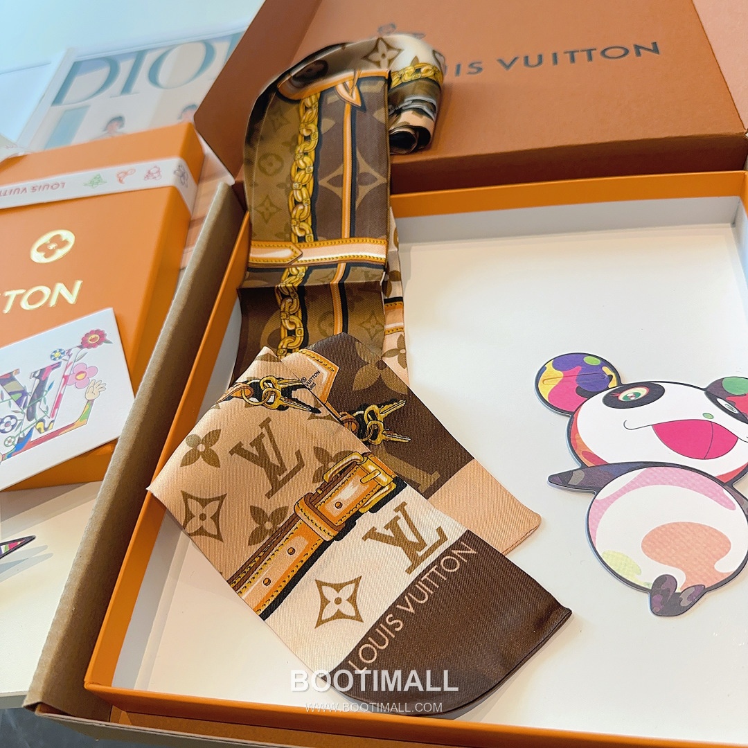 Hermes Twillly Bandeau Twill Silk Rose Bandeau Scarf 에르메스 트윌리 방도 트윌 실크 로즈 방도 스카프 120cm 6