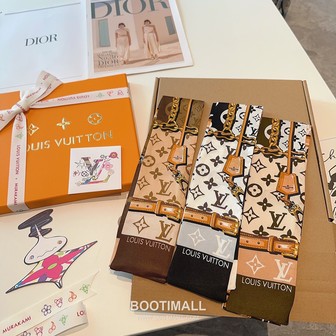 Hermes Twillly Bandeau Twill Silk Rose Bandeau Scarf 에르메스 트윌리 방도 트윌 실크 로즈 방도 스카프 120cm 2