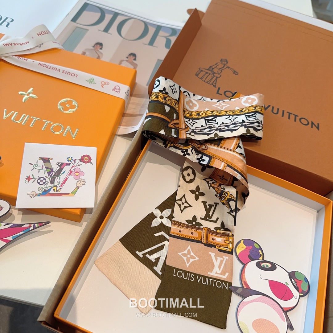 Hermes Twillly Bandeau Twill Silk Rose Bandeau Scarf 에르메스 트윌리 방도 트윌 실크 로즈 방도 스카프 120cm 5