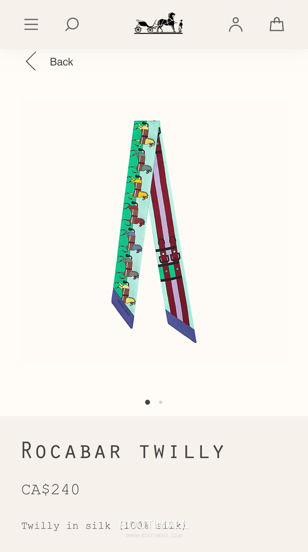 Hermes Printed Twill Ribbon Silk Twill Multicolor Ribbon Scarf 에르메스 프린트 트윌 리본 실크 트윌 멀티컬러 리본 스카프 86cm 1