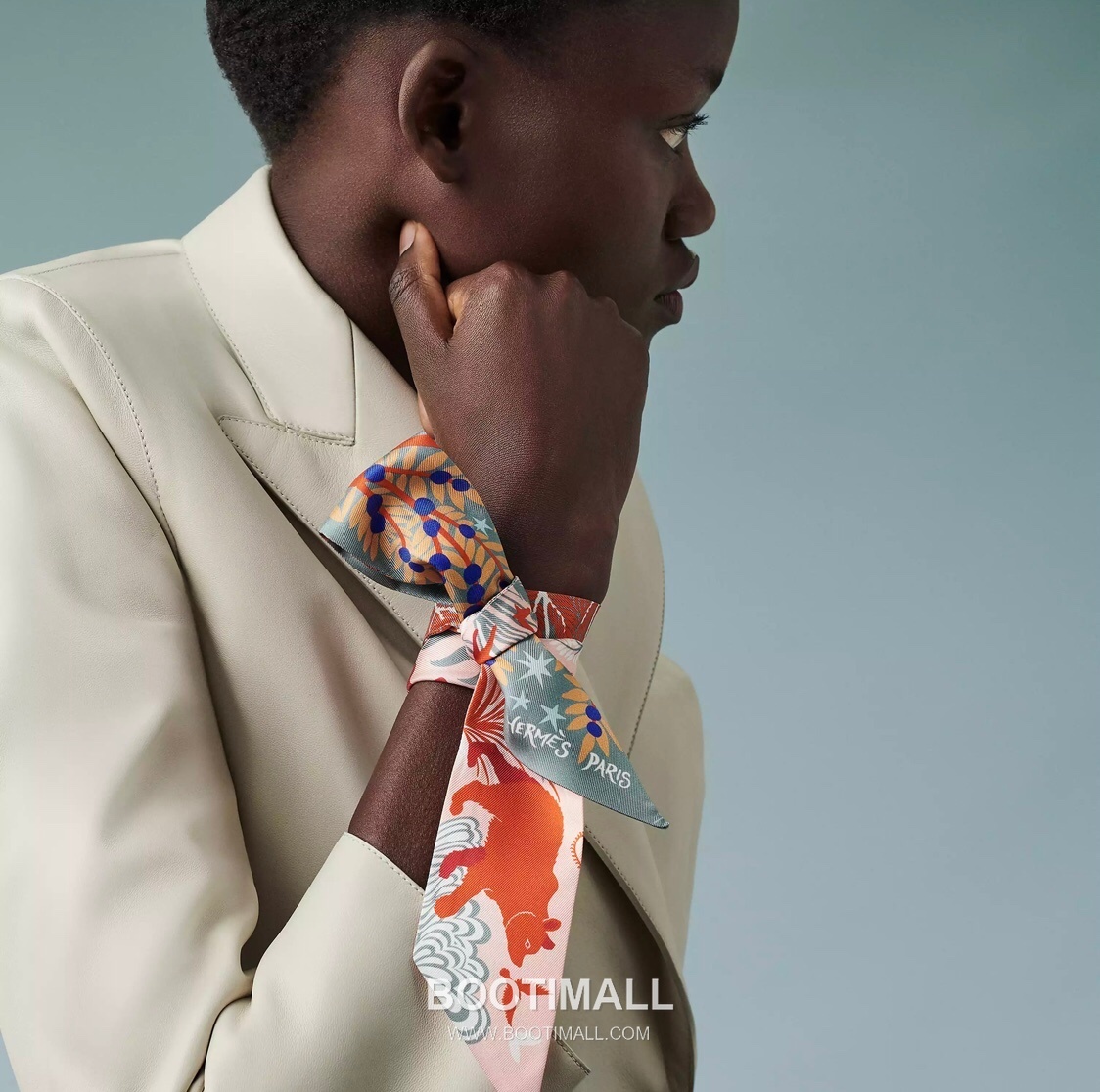 Hermes Orpheus Twilly Silk Twill Multicolor Twilly Scarf 에르메스 오르페우스 트윌리 실크 트윌 멀티컬러 트윌리 스카프 86cm 2