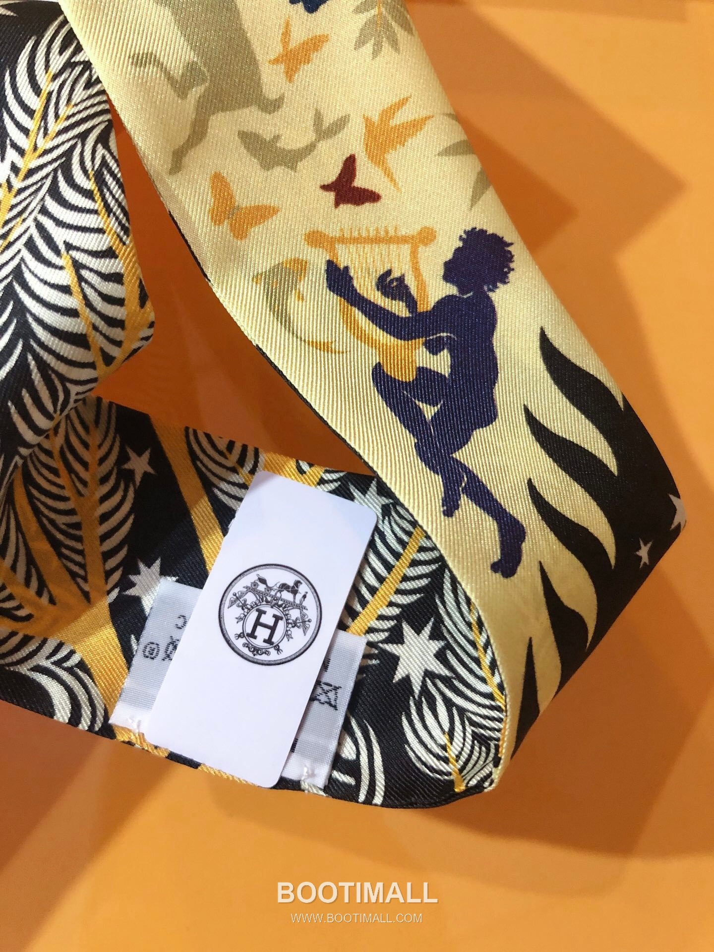 Hermes Orpheus Twilly Silk Twill Multicolor Twilly Scarf 에르메스 오르페우스 트윌리 실크 트윌 멀티컬러 트윌리 스카프 86cm 5